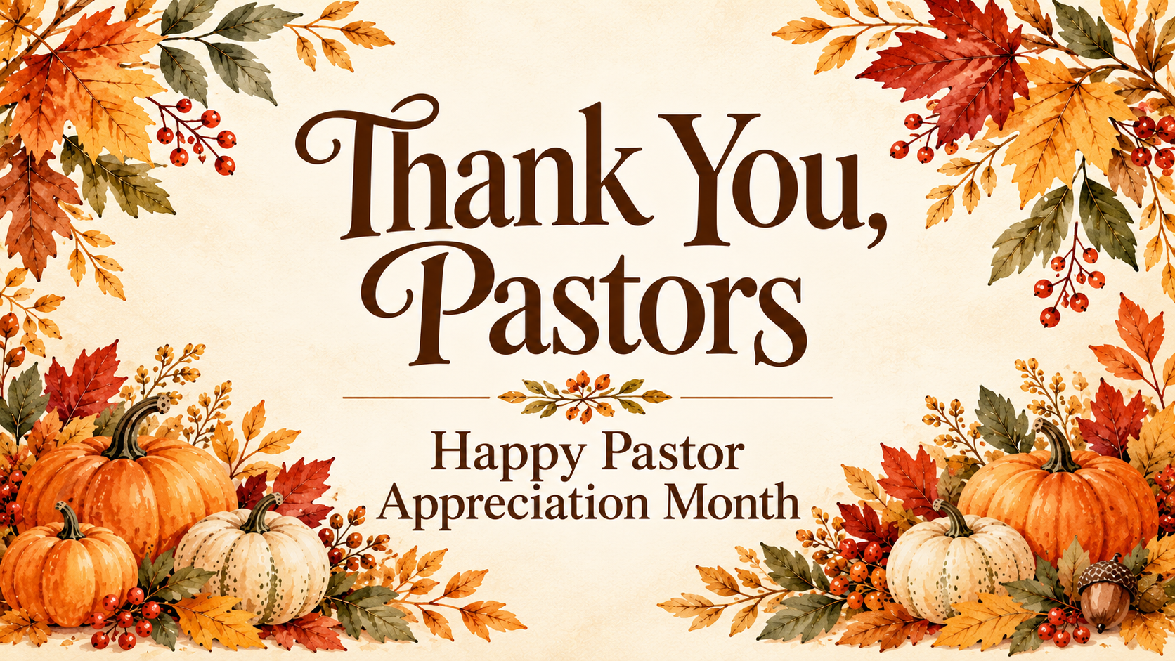 Pastor Appreciation