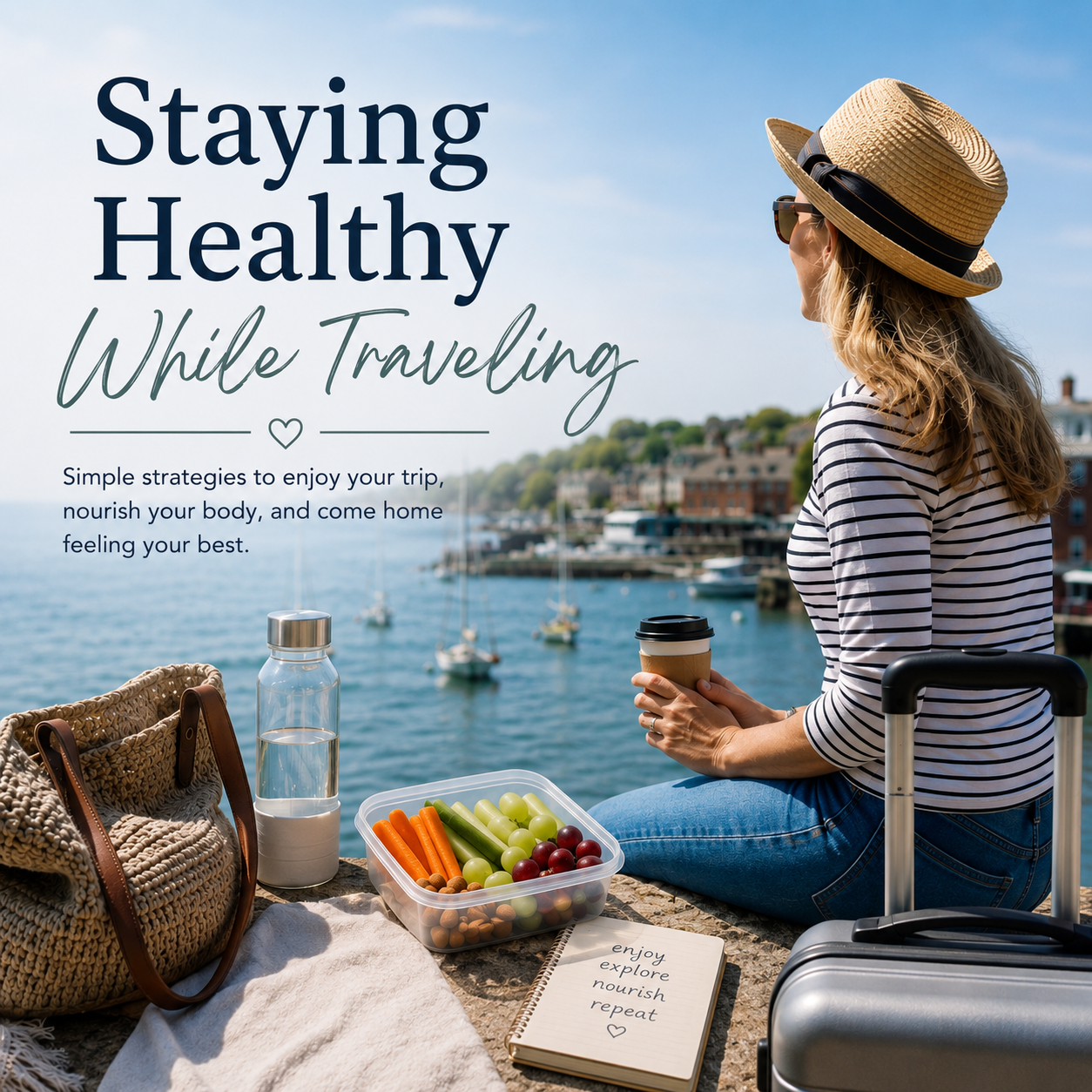 Staying Healthy While Traveling: 8 Strategies That Help Me Enjoy a Vacation Without Losing My Healthy Habits