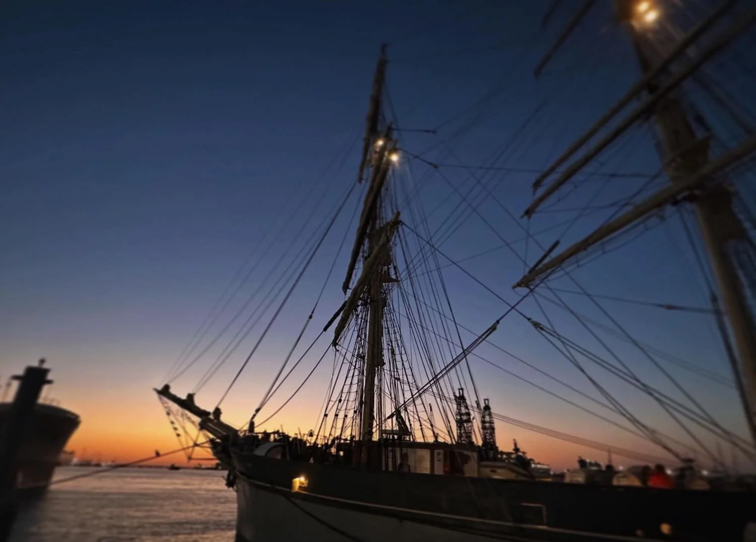 Salute to Sunset Party on the 1877 Tall Ship ELISSA