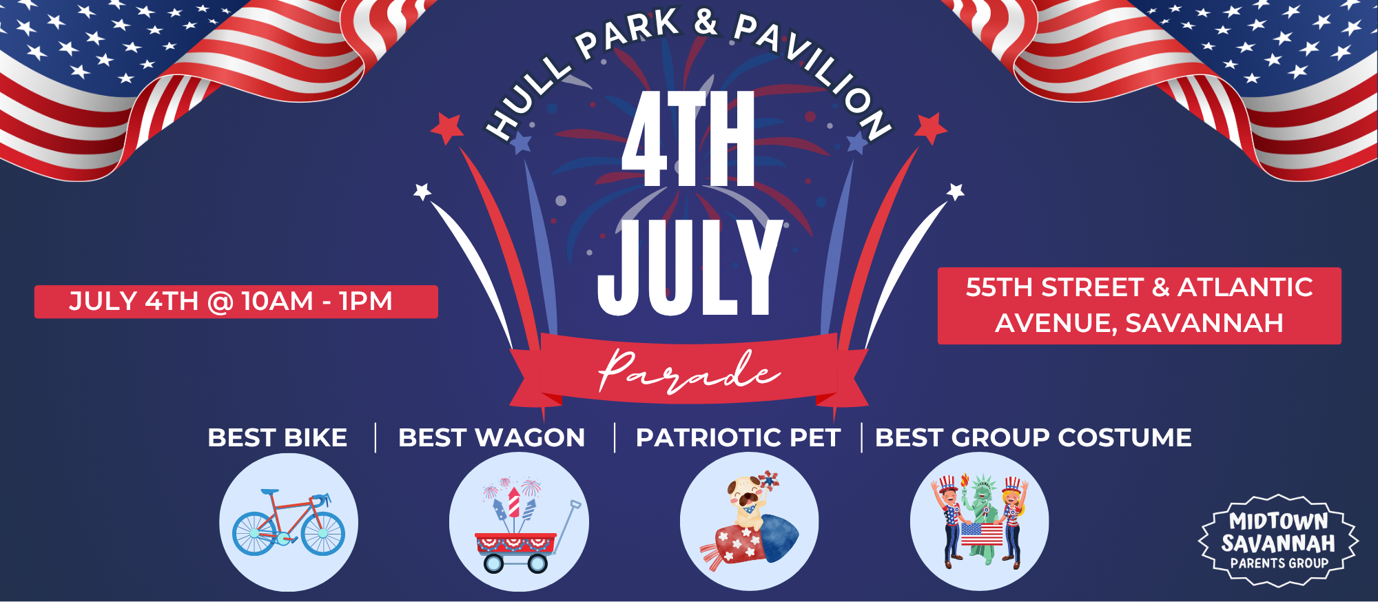 Hull Park & Pavilion 4th of July Parade