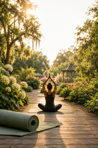 Mindful Yoga for Adults at Coastal Georgia Botanical Gardens