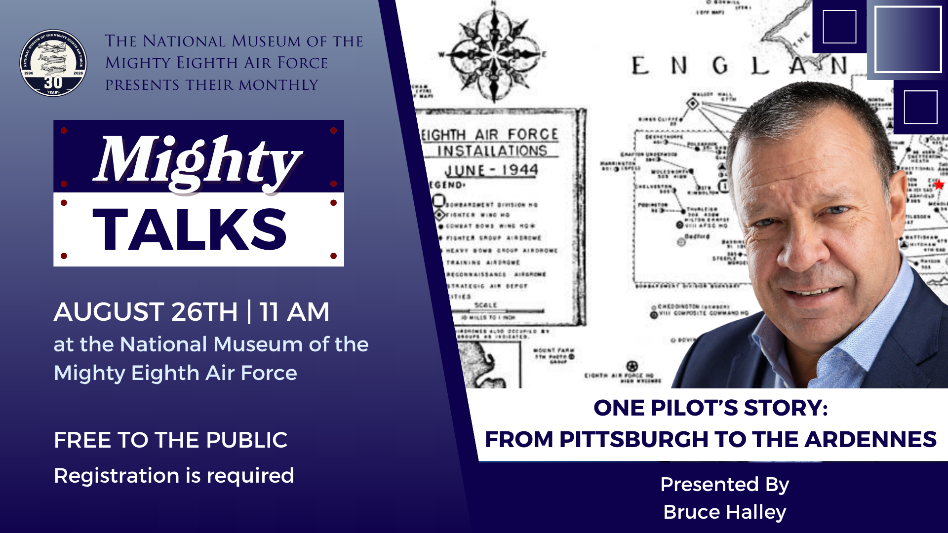 Mighty Talk: One Pilot's Story Presented by Bruce Halley