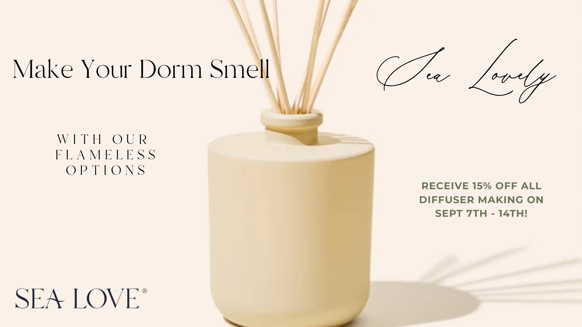 Back to School Diffuser Event - Sea Love Candle Bar & Boutique