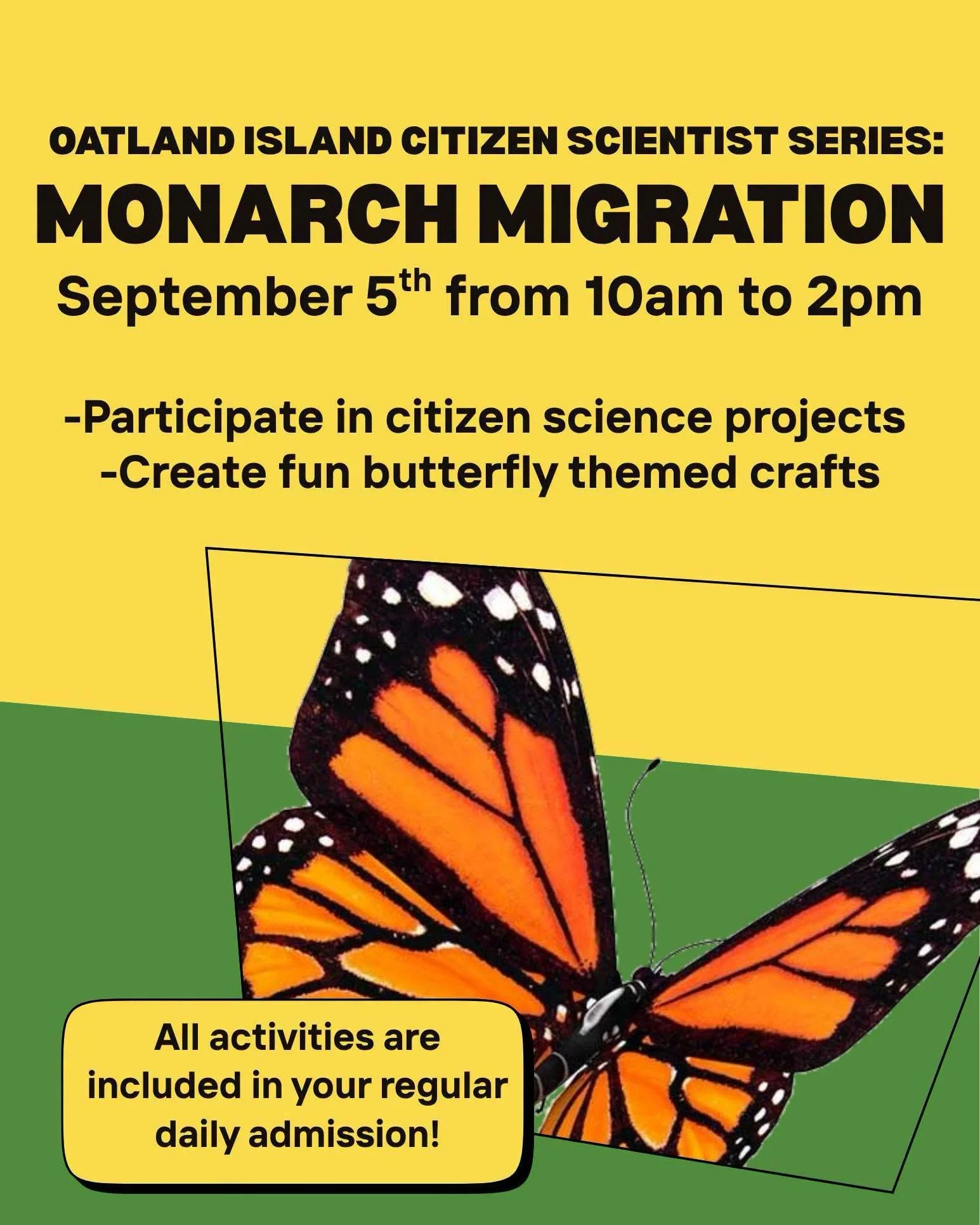 Oatland Island Citizen Scientist Series: Monarch Migration - Oatland Island Wildlife Center