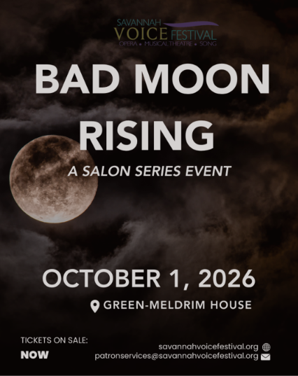 Savannah VOICE Festival: Bad Moon Rising - Green-Meldrim House