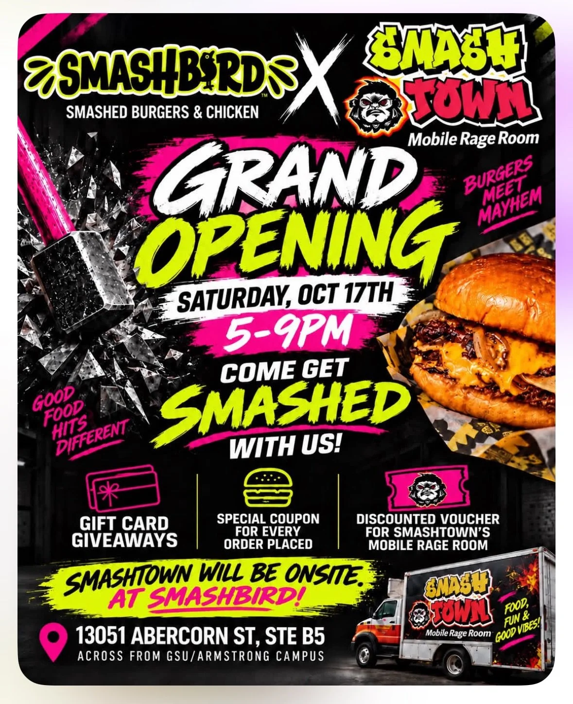 Smashbird Grand Opening