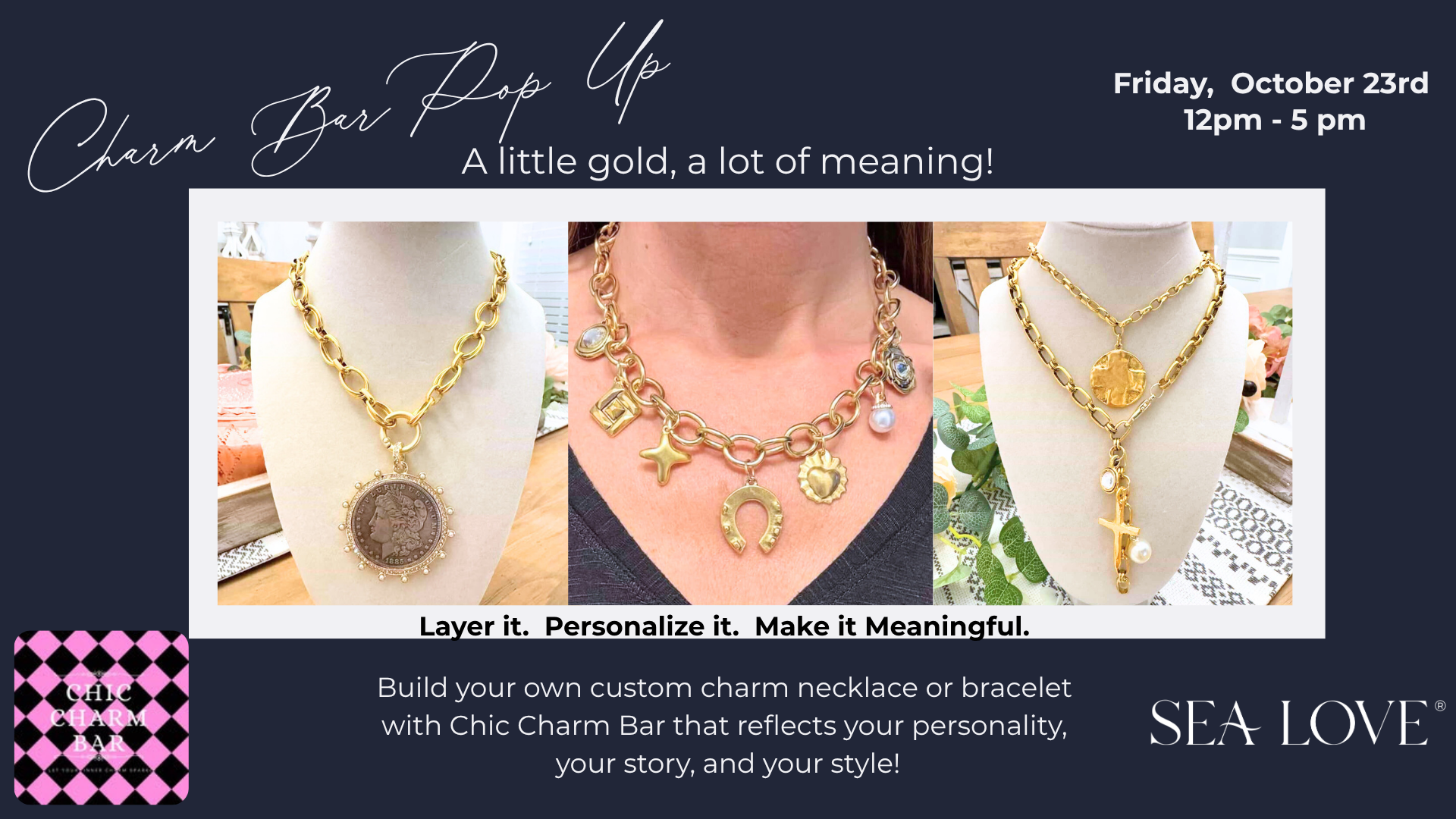 Charm Bar Pop Up - Sea Love Candle Bar & Boutique