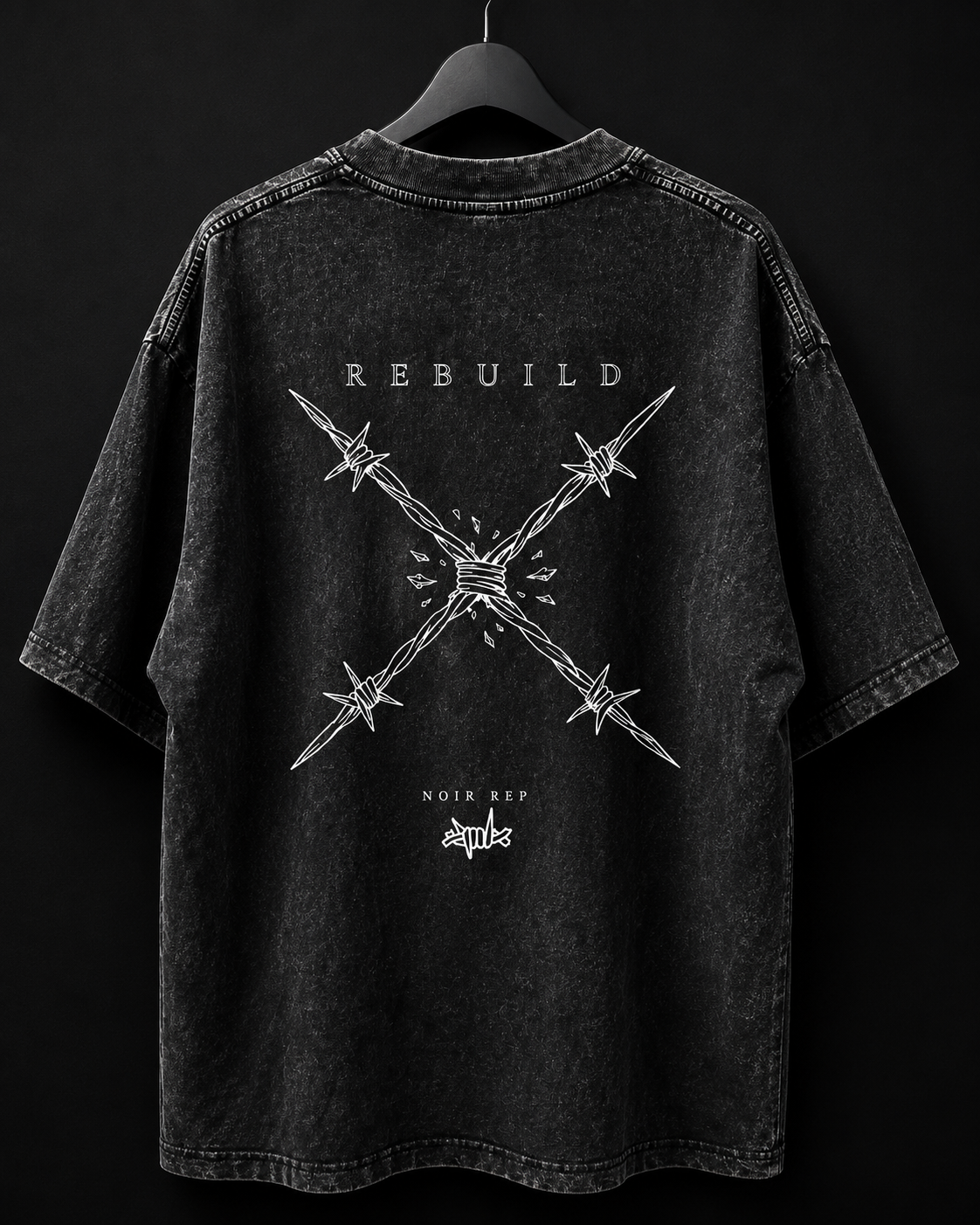 REBUILD – Oversized Vintage Wash Tee