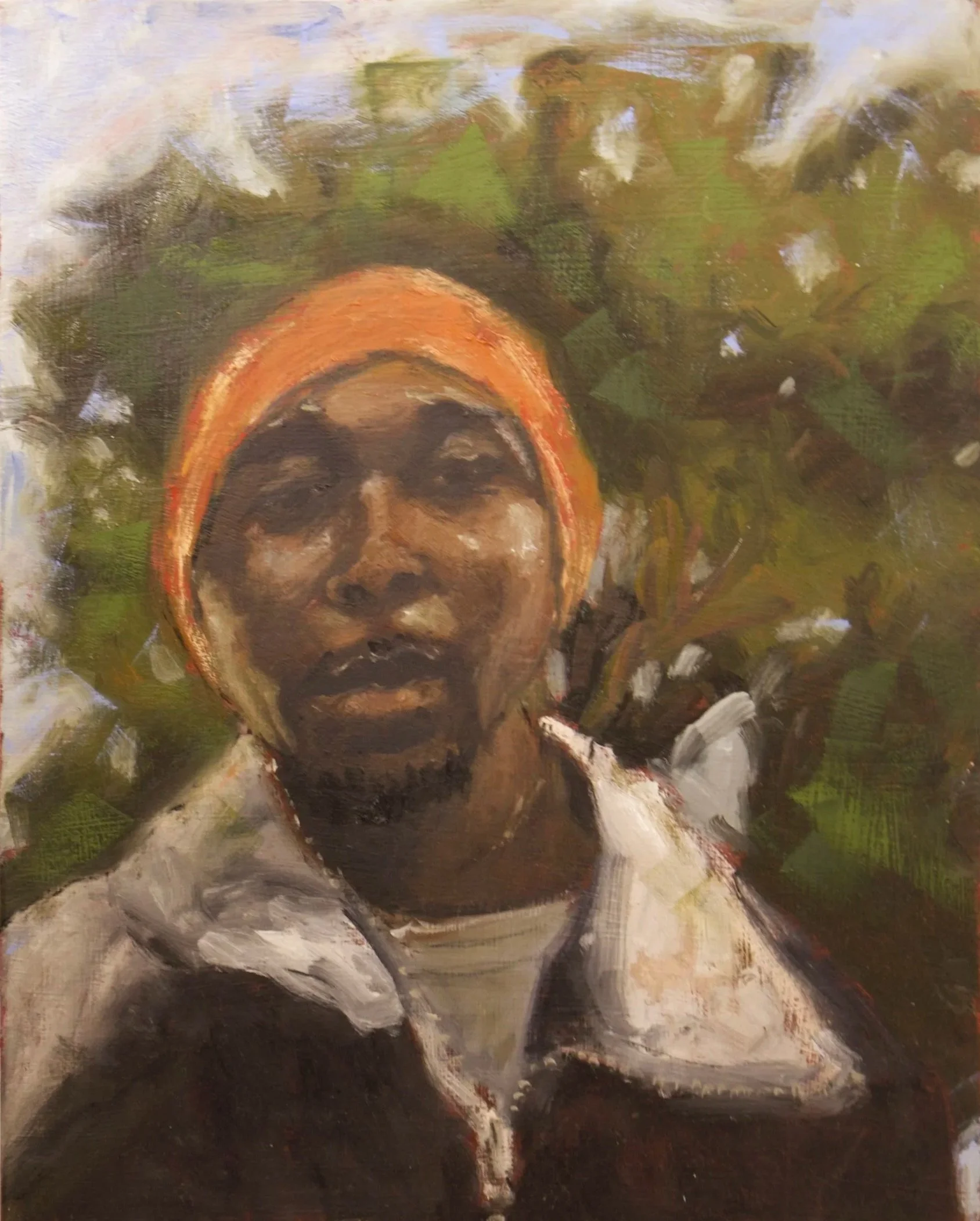 "September 3rd 2025, 5 something am": 2025, 16"x 20", oil paint, Canvas