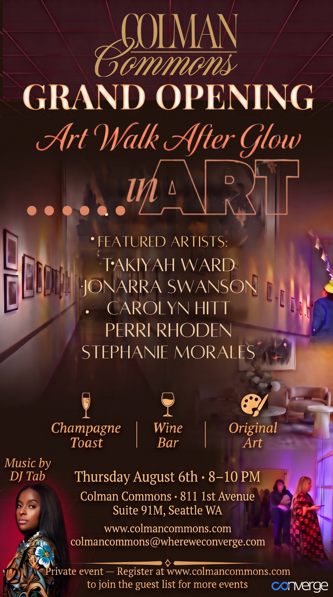 Colman Commons Grand Opening: Art Walk After Glow