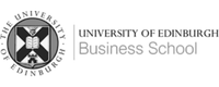 University of Edinburgh Business School logo with crest and text.