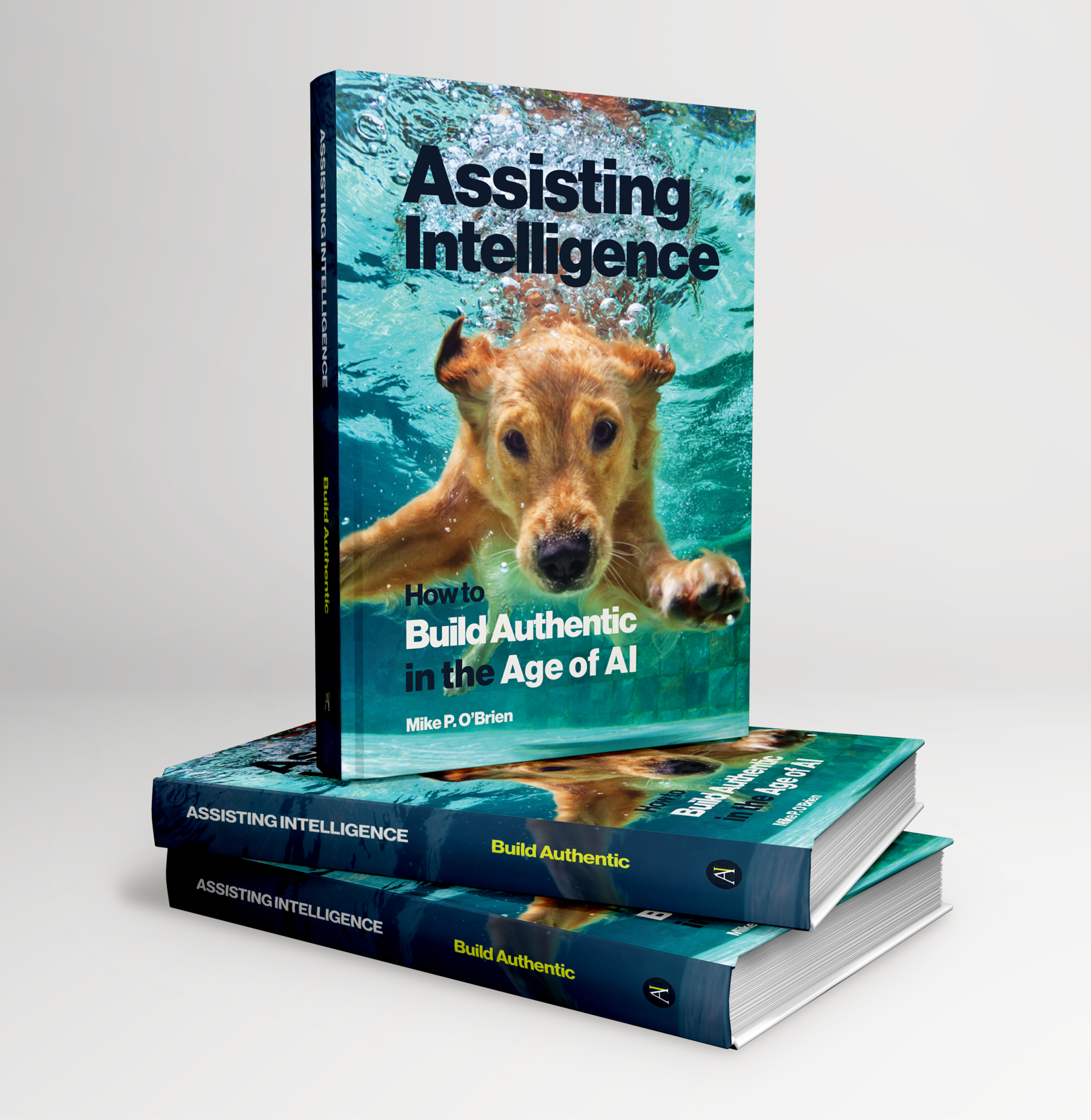 Books titled "Assisting Intelligence: How to Build Authentic in the Age of AI" by Mike P. O'Brien