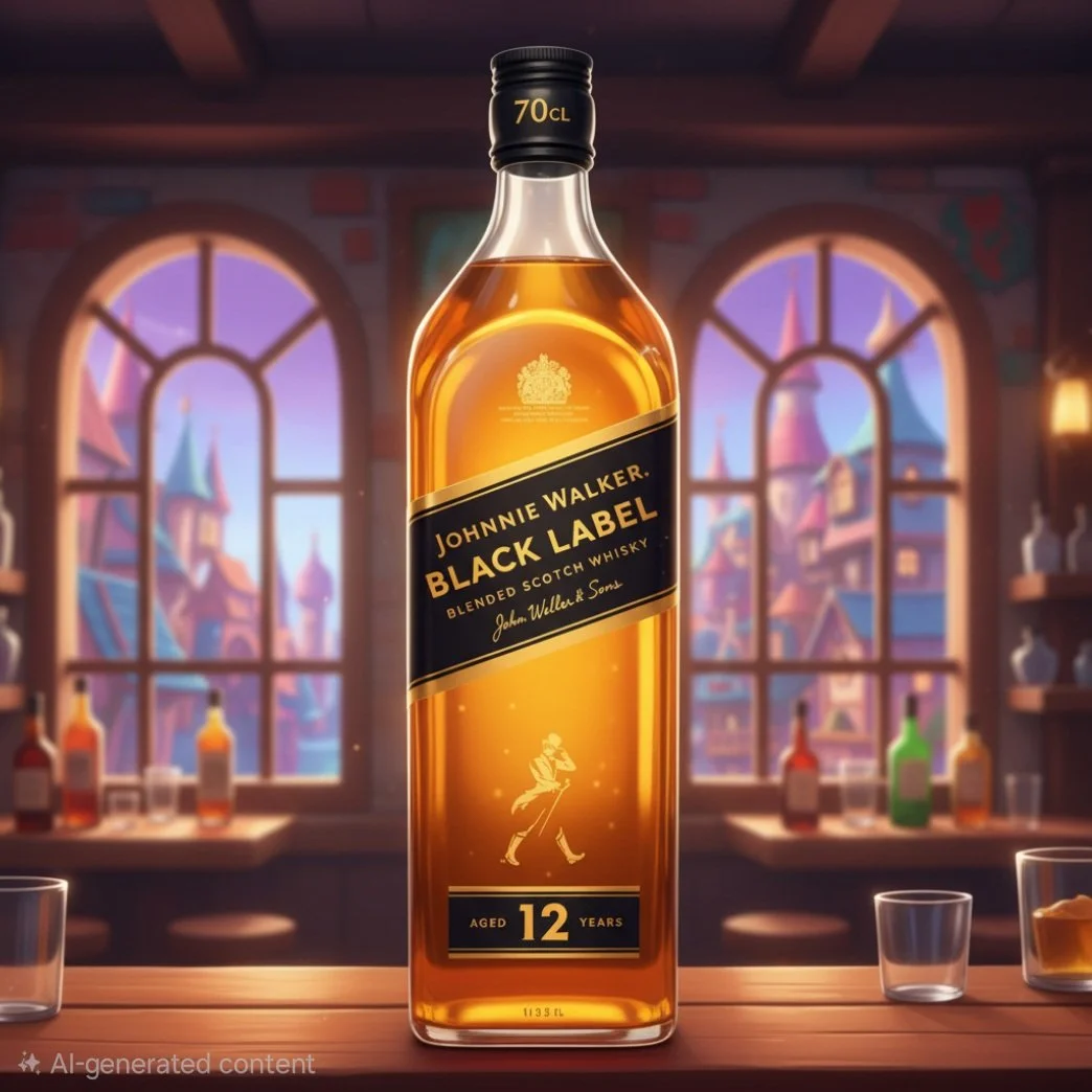 Johnnie Walker Black Label Blended Scotch Whisky 40% vol 70cl, Charlie Maclean say's "My Favourite drink" Quoted by the man himself on the YouTube Channel First Phil Whisky.