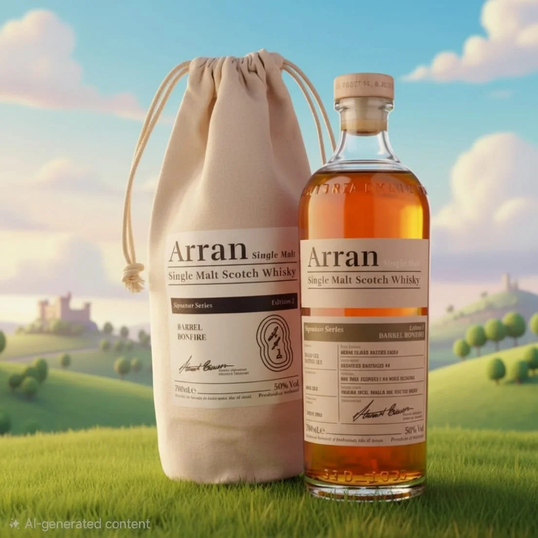 Arran Signature Series Edition 2 Barrel Bonfire Single Malt Scotch Whisky, 1 of 14,822 Bottled