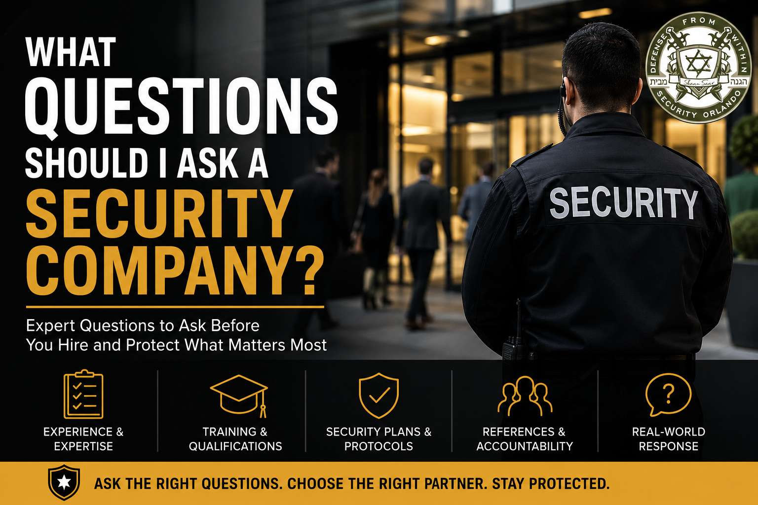 What Questions Should I Ask a Security Company? 15 Expert Questions Before You Hire (2026)
