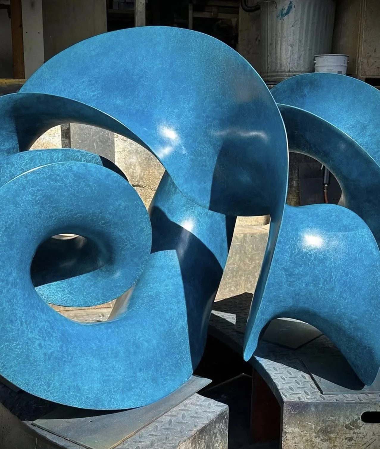 Endure, patina detail