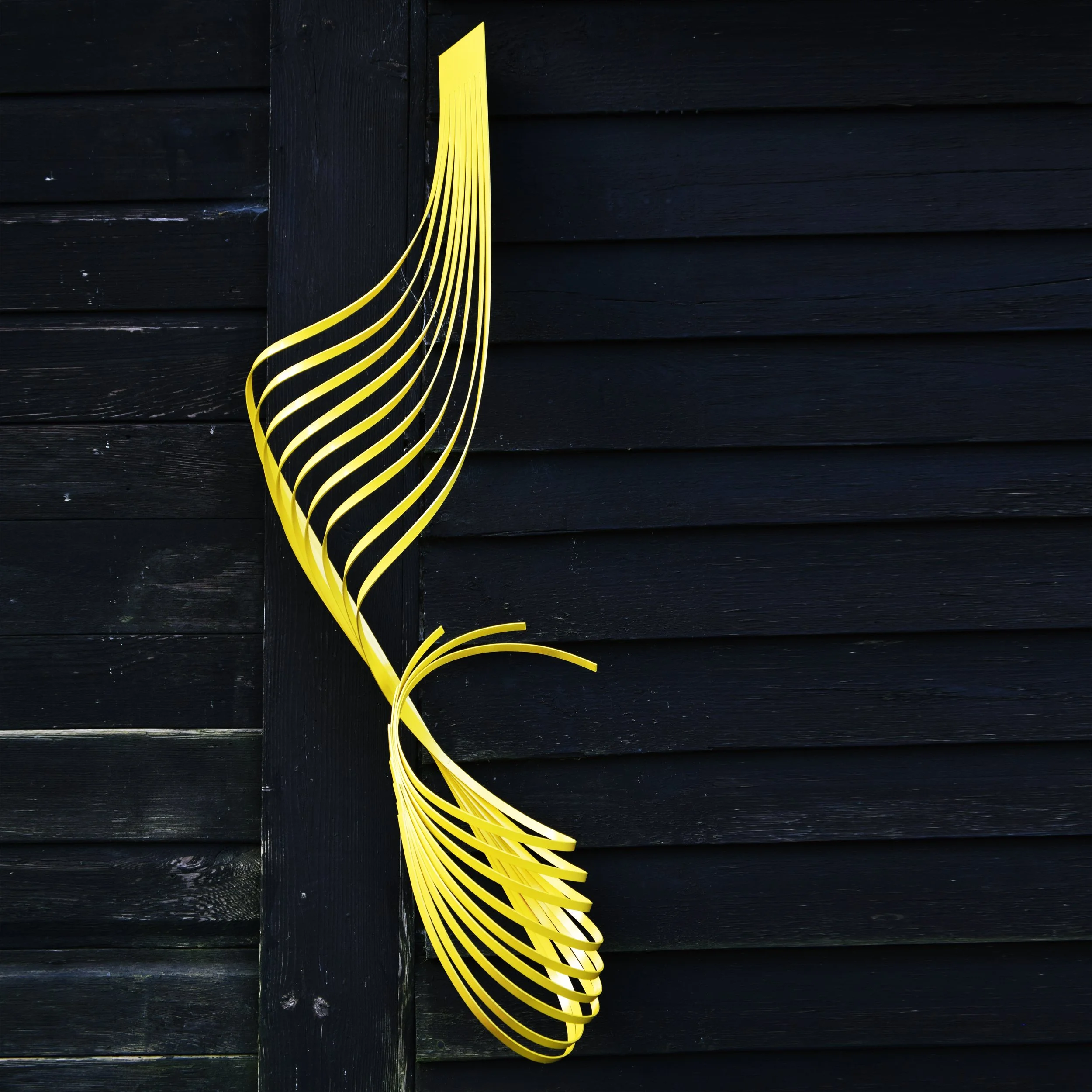 Multiple Yellow, wall mounted, h120 cm