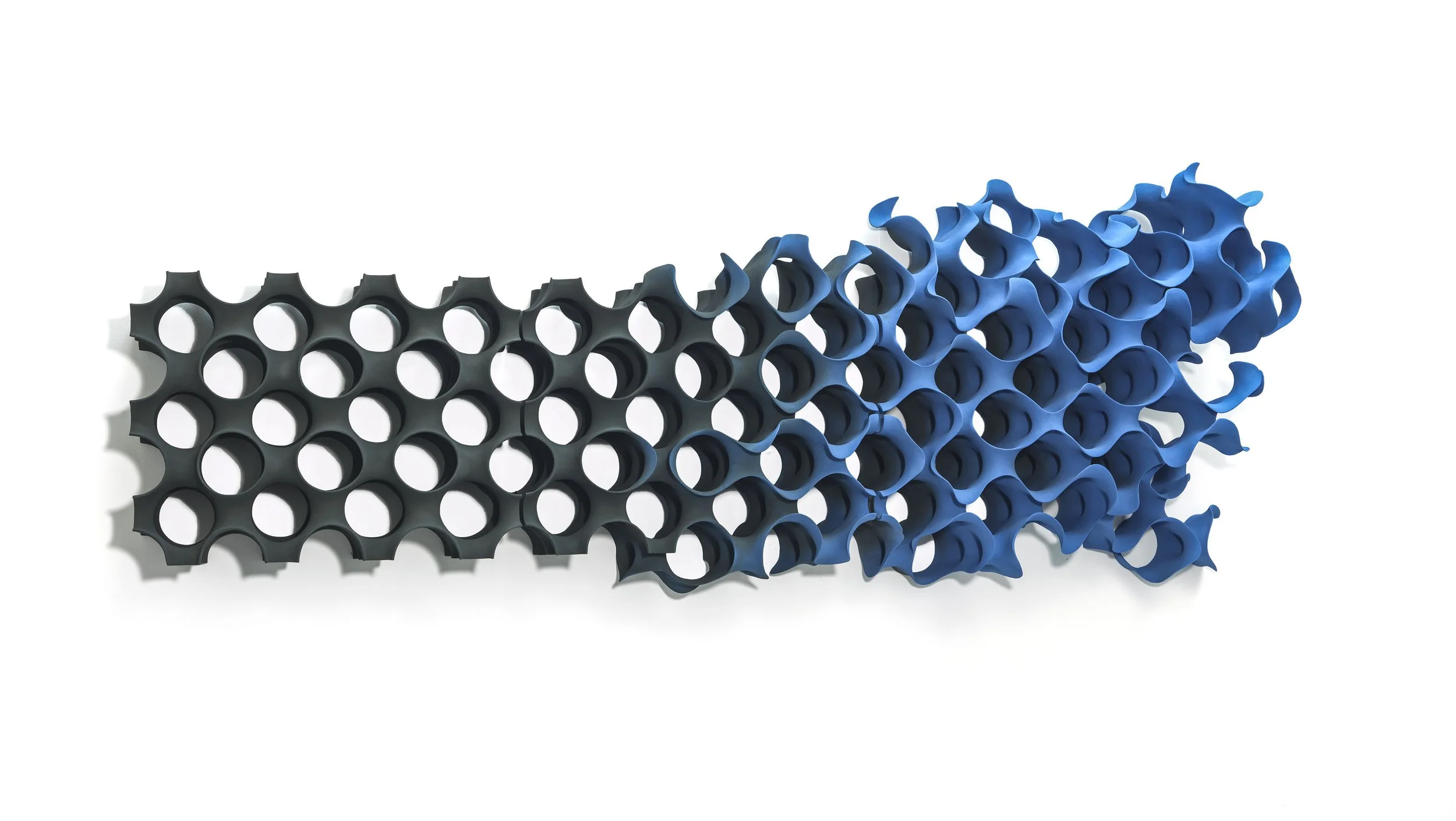 Morphogenesis, wall mounted, 90 x 226 x 40 cm *