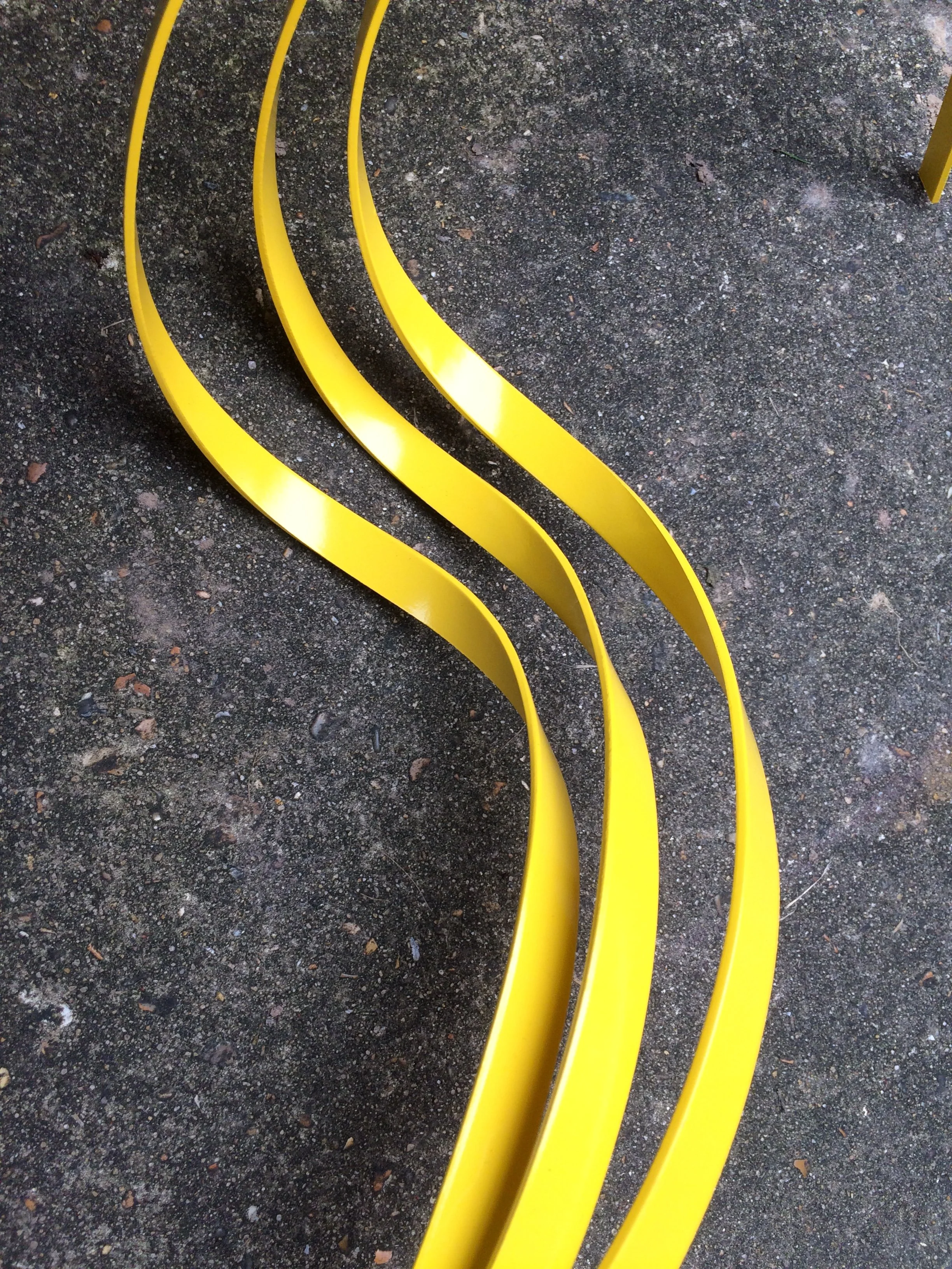 Multiple Yellow, detail, wall mounted, h120 cm