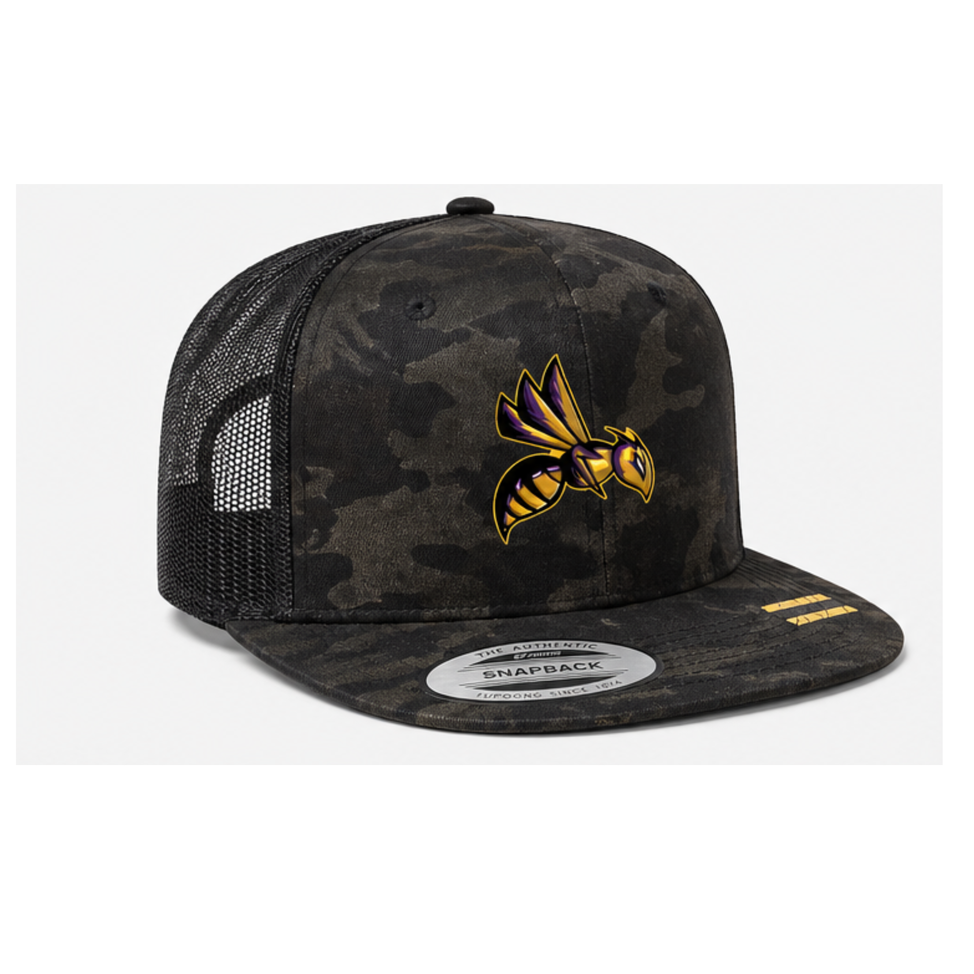 Black Camo Hat