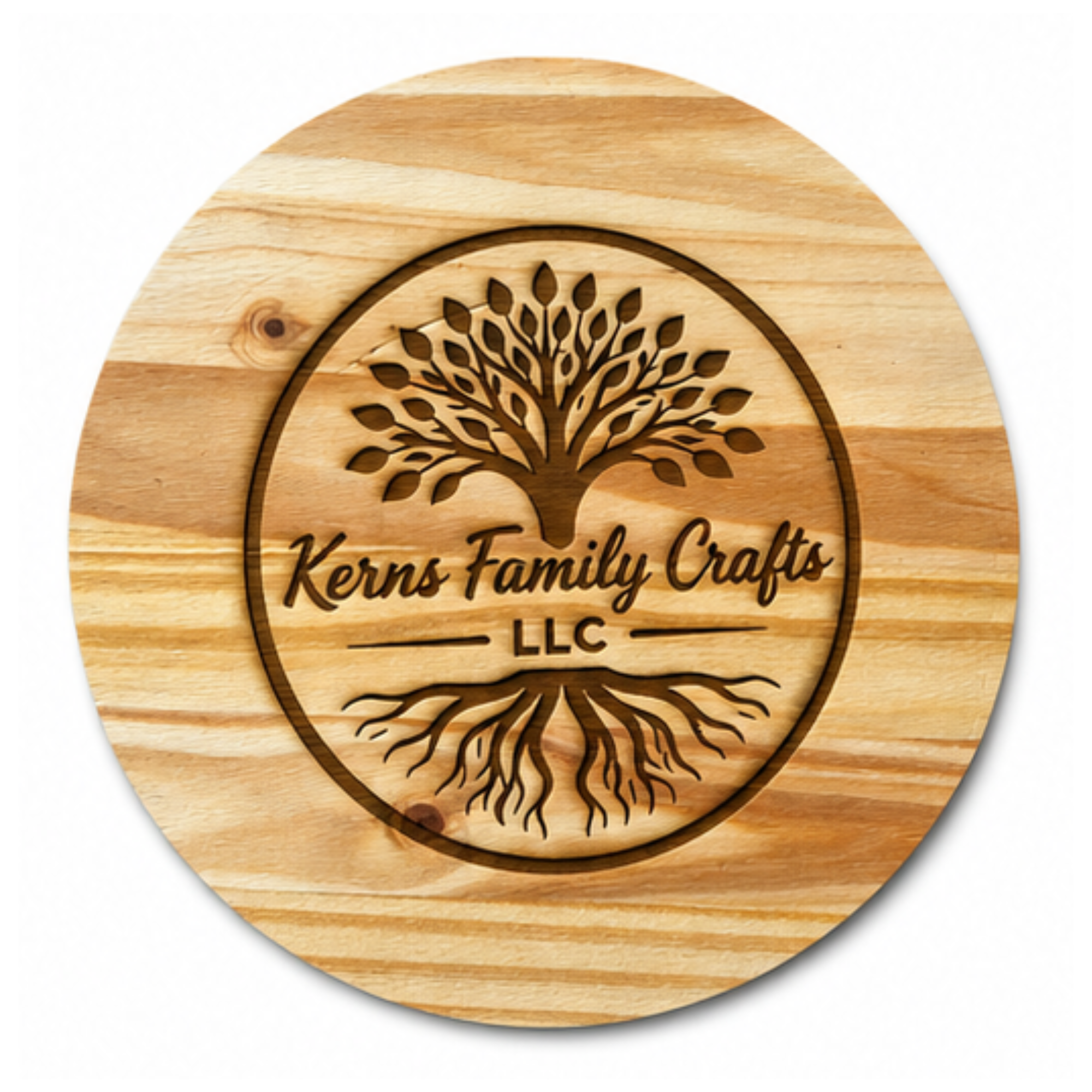 Engraved Custom Sign (Circle)