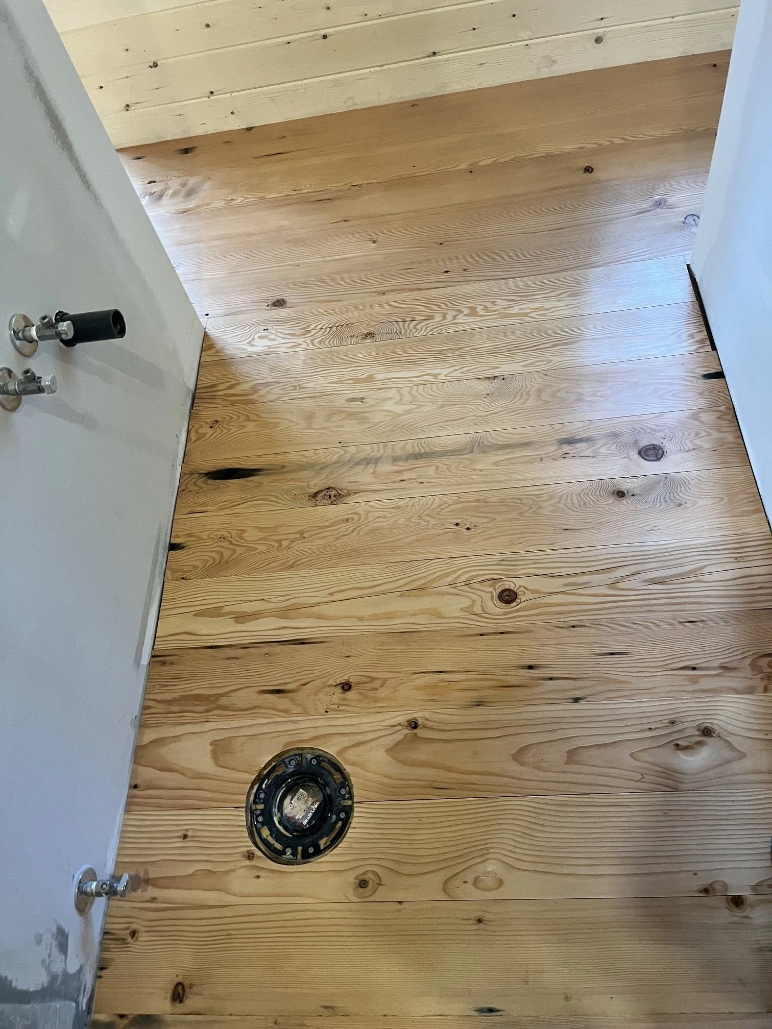 Reclaimed fir flooring