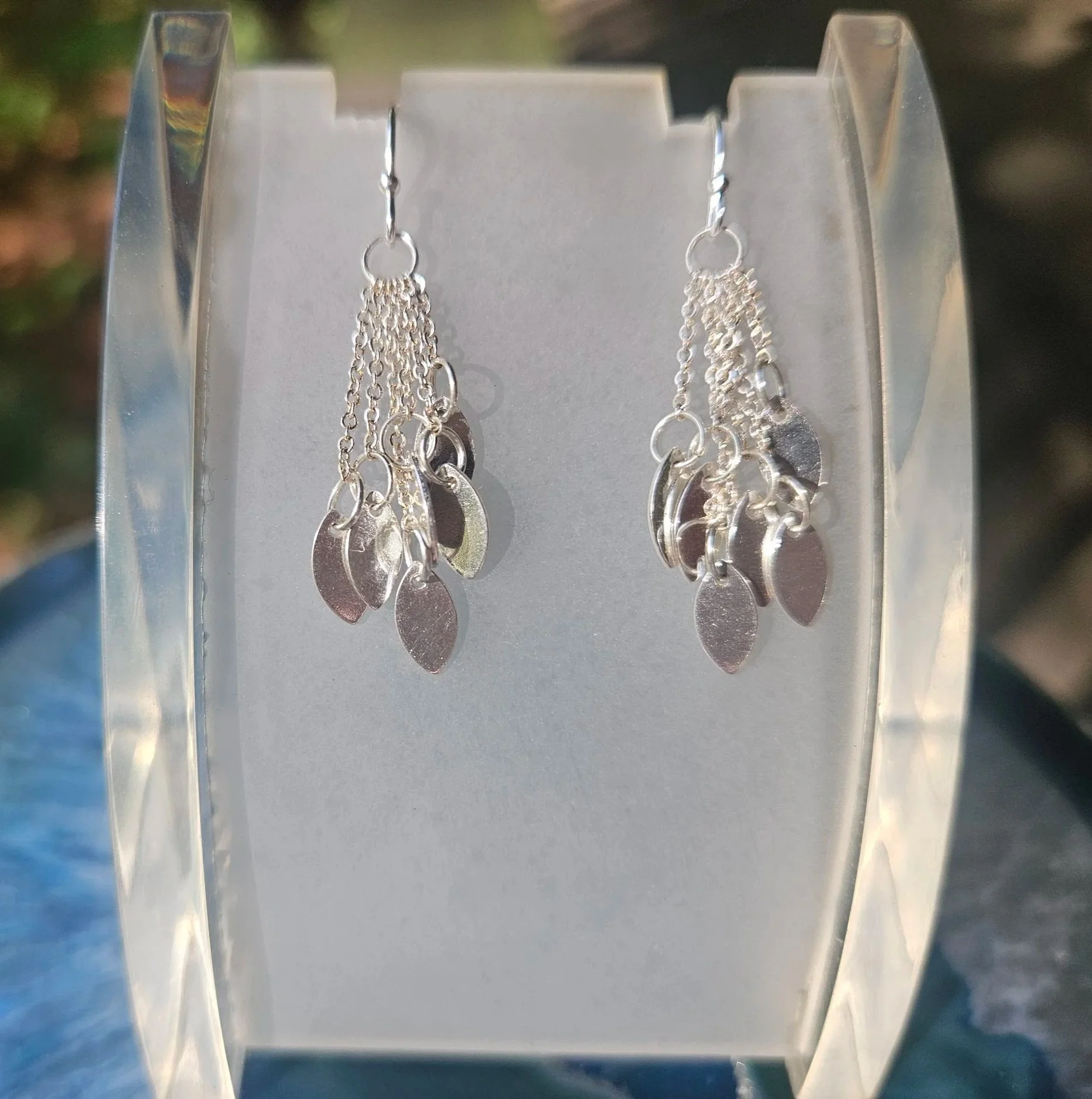 Cascading Marquis Drops in .925 Sterling Silver