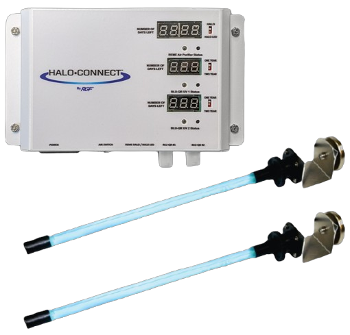 Series I BLU QR UV stick lights for evaporator coil sanitation and mold prevention.