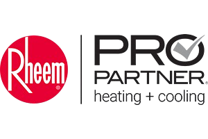 Rheem Pro Partner certified HVAC dealer.