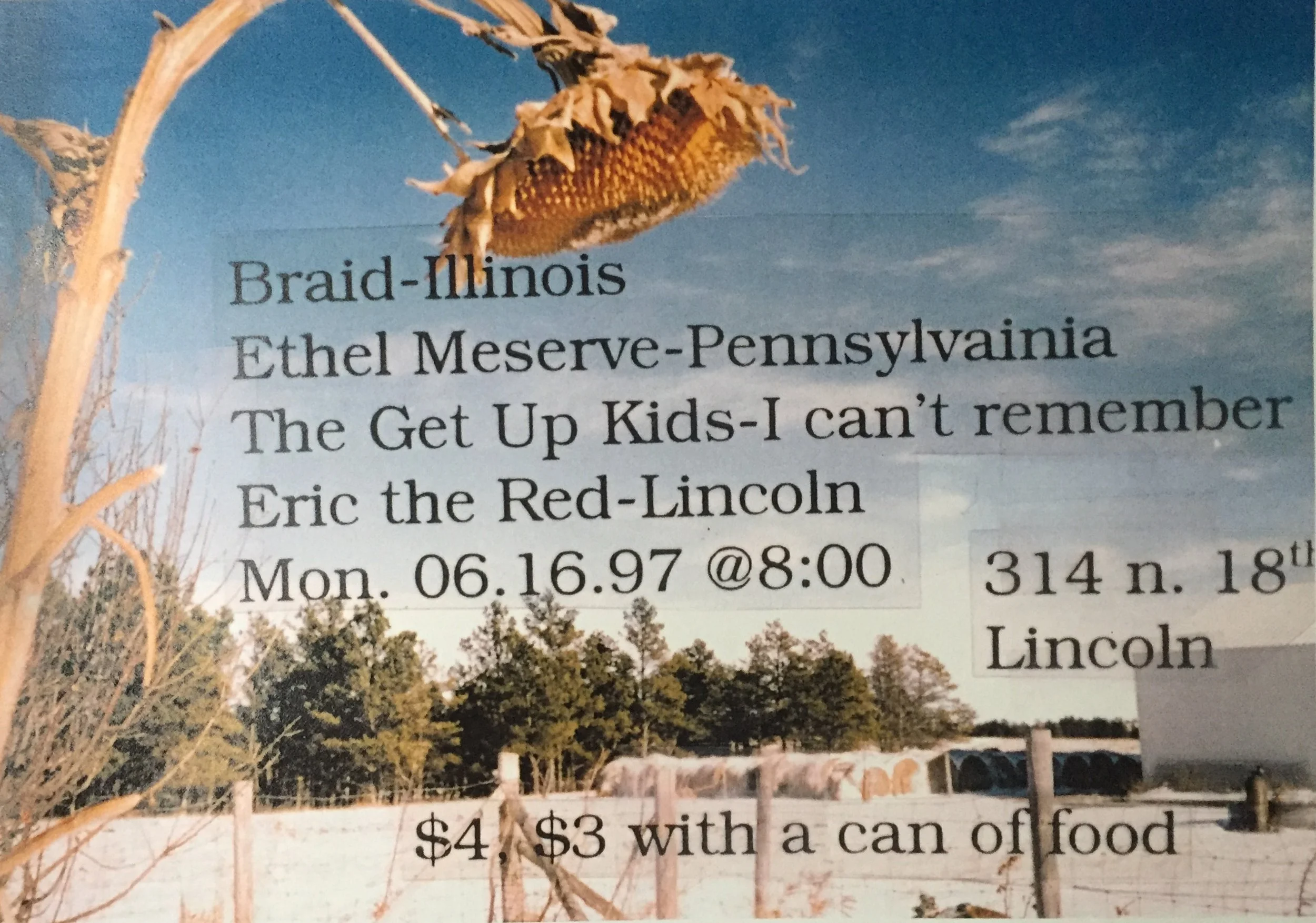 With Braid, The Get Up Kids, & Eric the Red