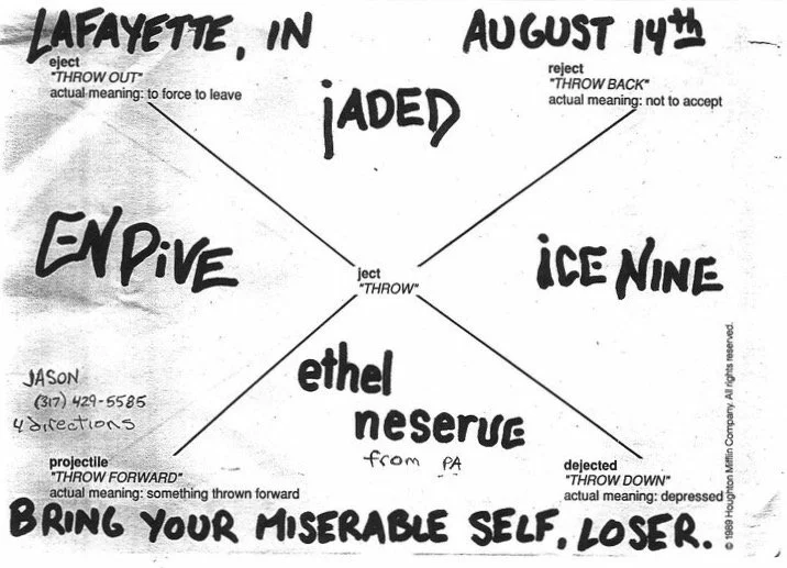 With Endive, Jaded & Ice Nine