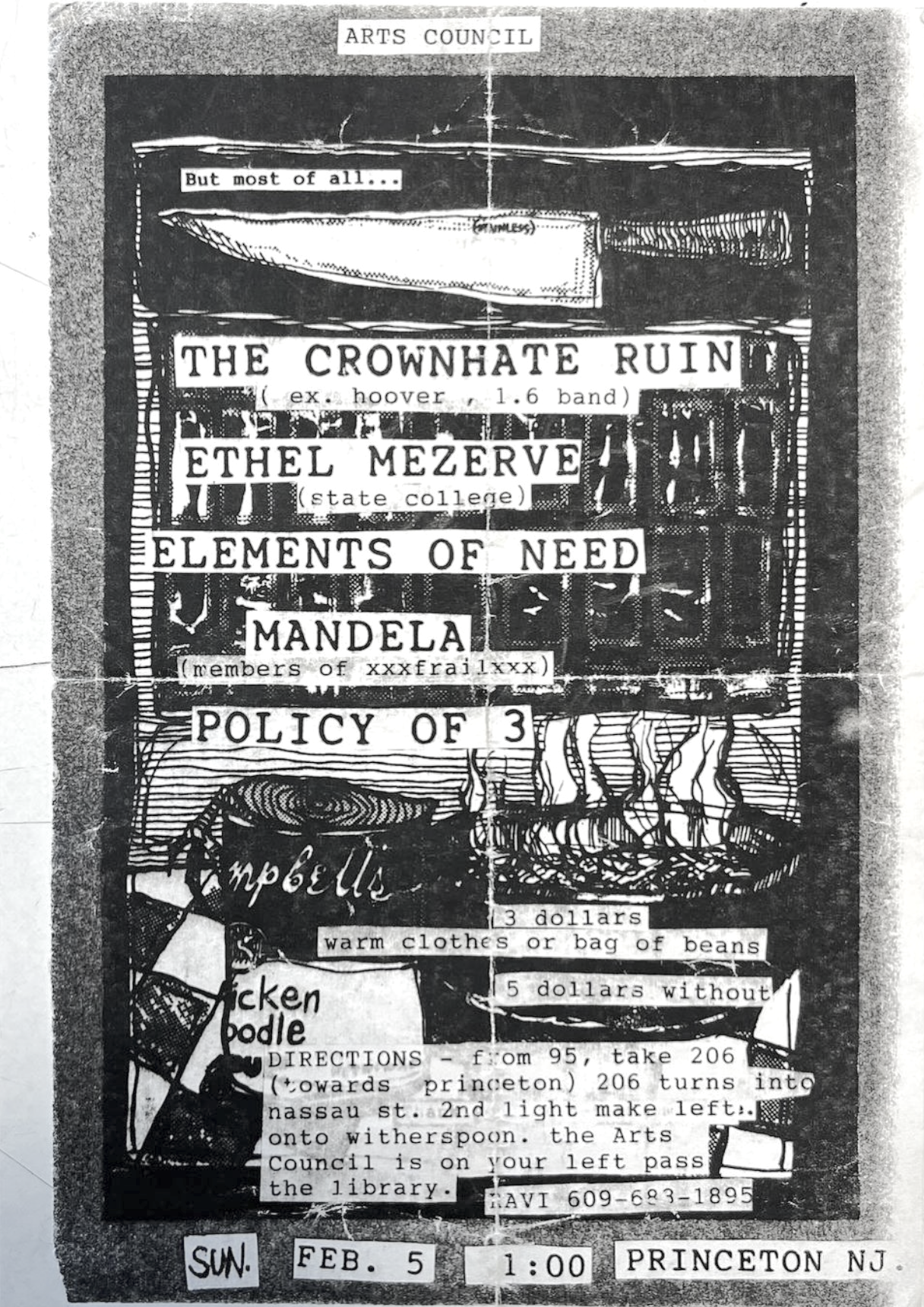 With The Crown Hate Ruin, Elements of Need, Mandela & Policy of 3