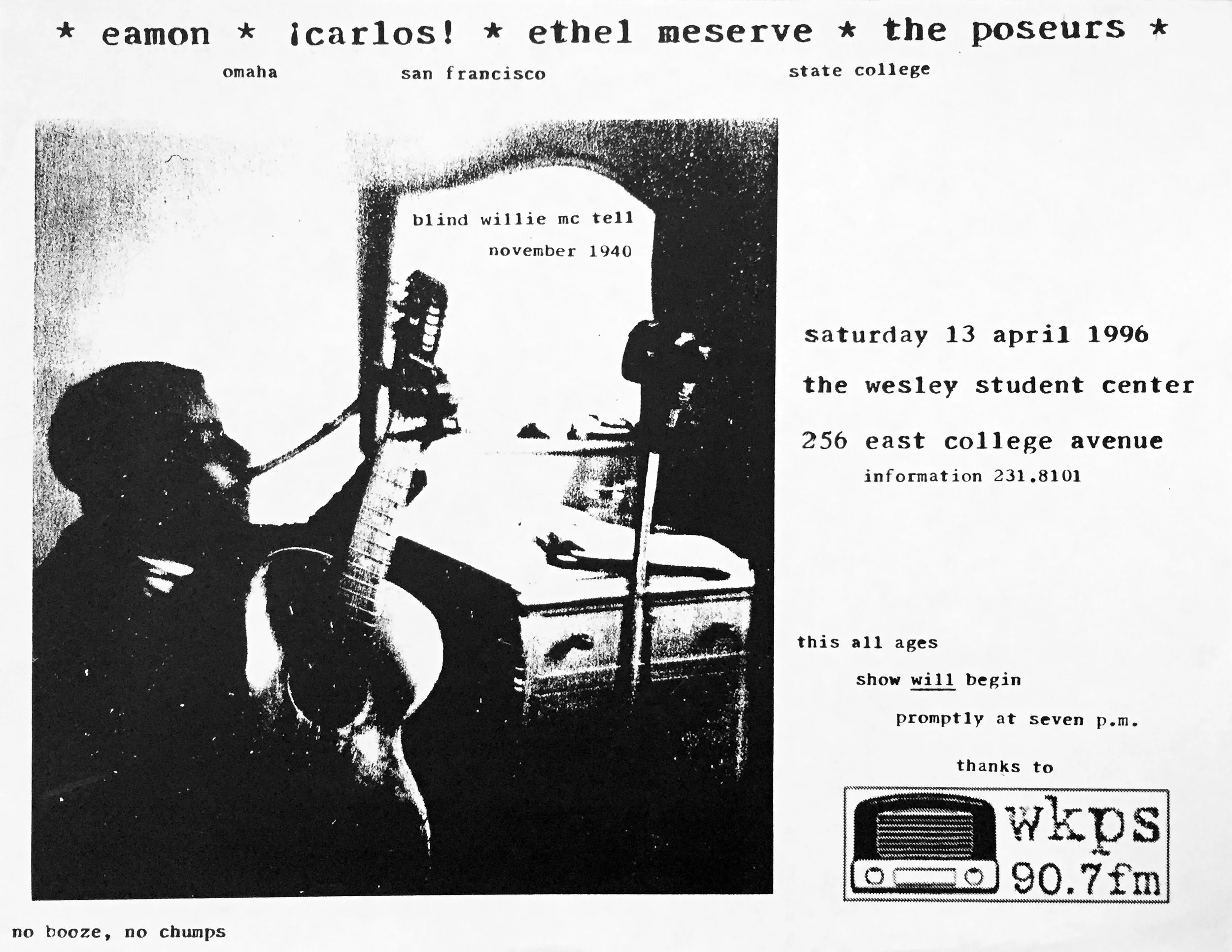 with Eamon, Carlos & The Poseurs