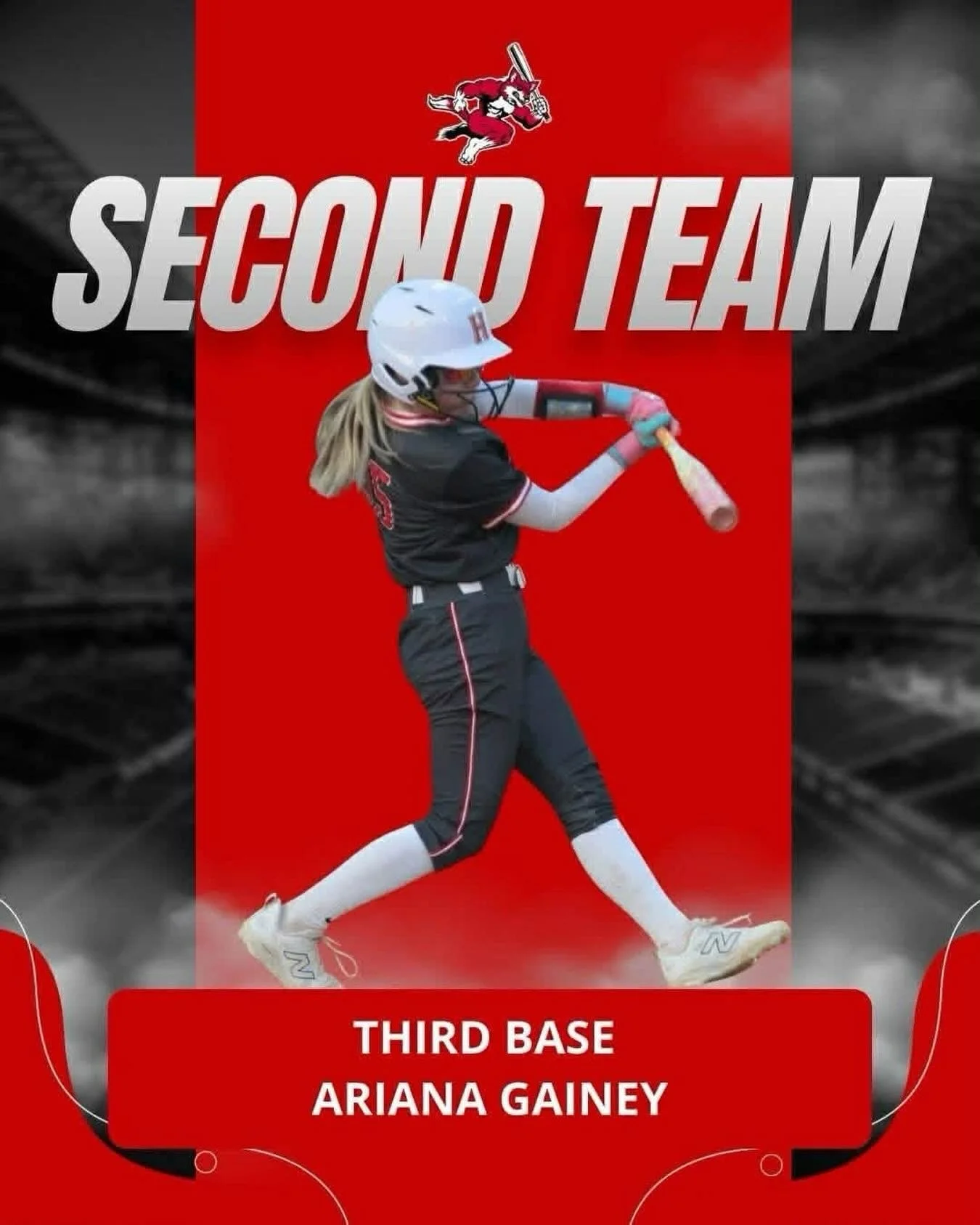 7th grader Ariana Gainey continues to prove that age is just a number, earning Second Team honors while competing at the varsity level for Hartsville High School.

Competing against older athletes and still making her mark speaks volumes about her wo