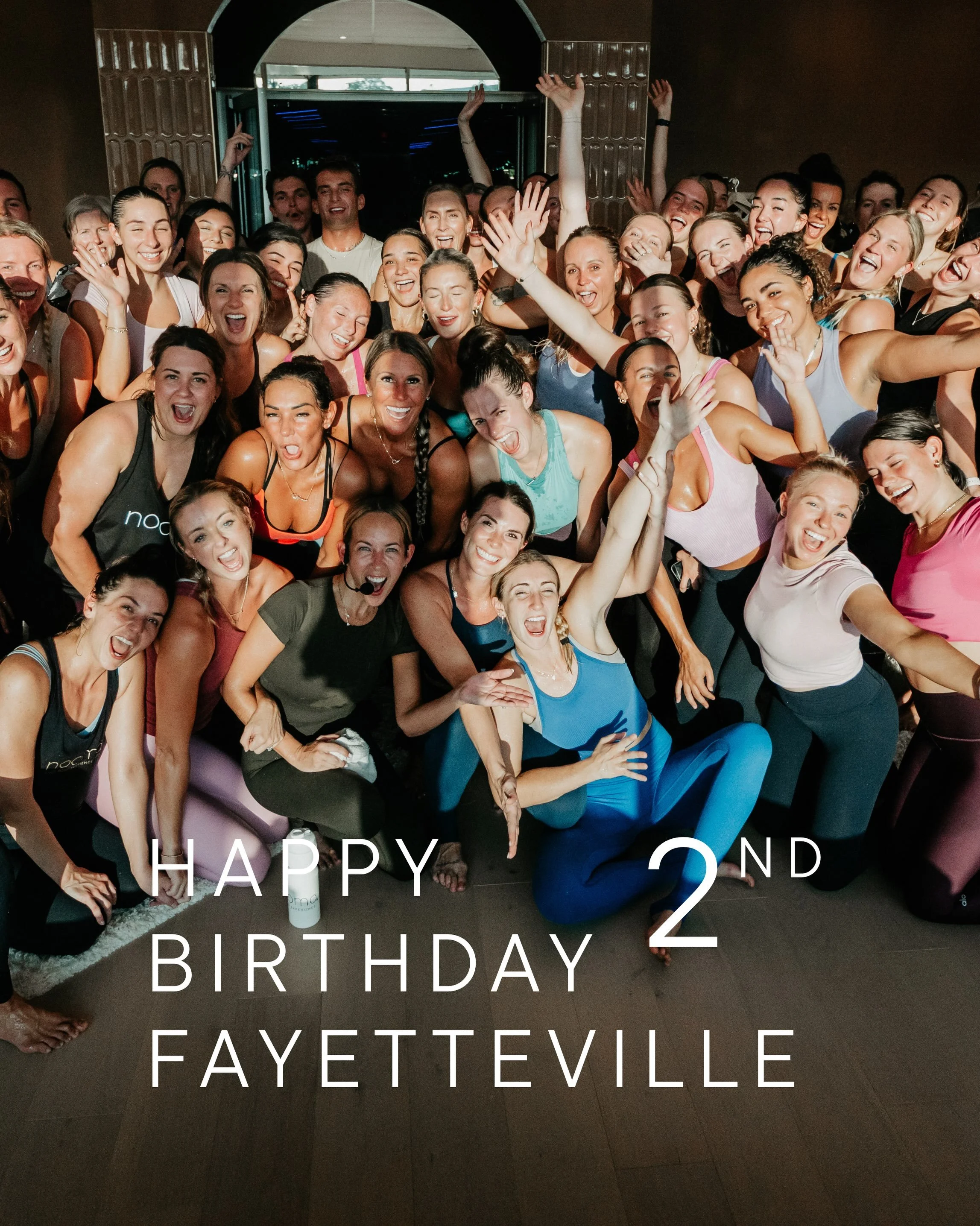 Where has the time gone? Fayetteville turns TWO today! Our fourth studio location (out of many more to come!). 

#noomastudios #studioanniversary #fayetteville #fayettevillepilates