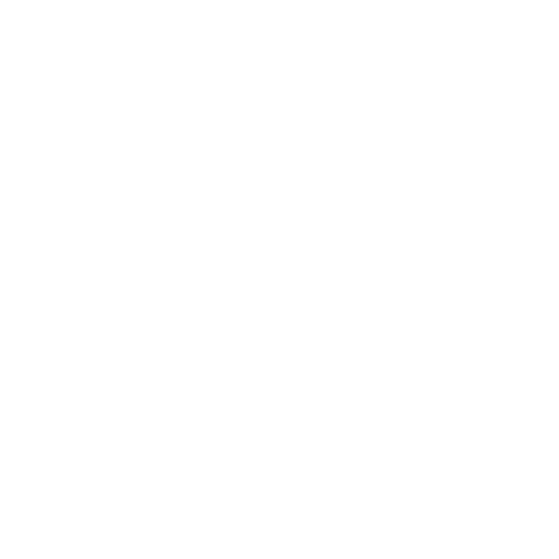 Black and white icon of a clock showing the time as 10:09.