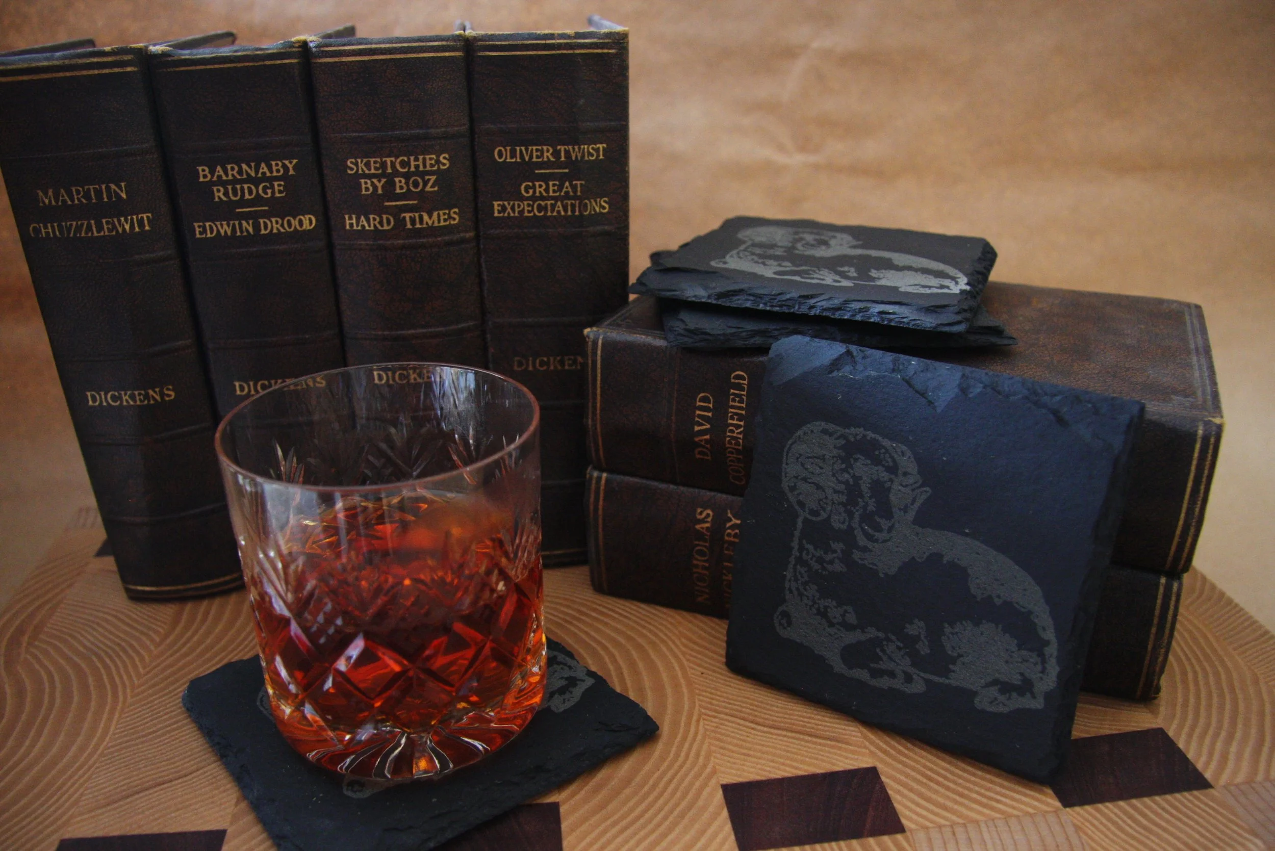 Ram Slate Coaster (set of 4)