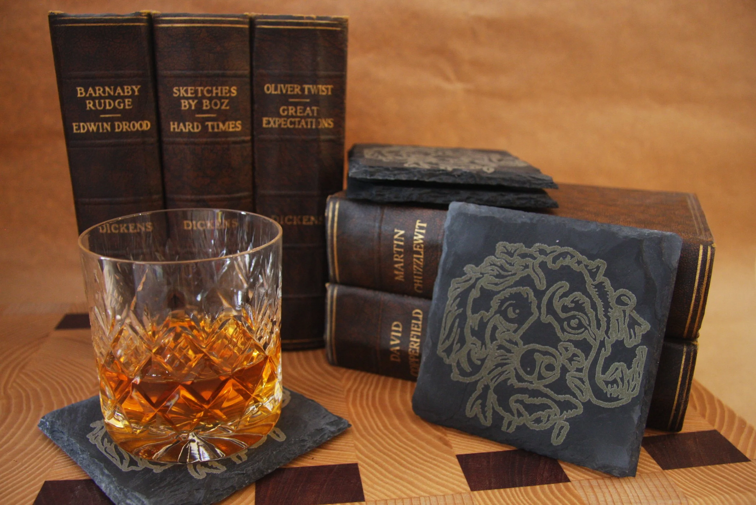 Cockerpoo Slate Coaster (set of 4) V2