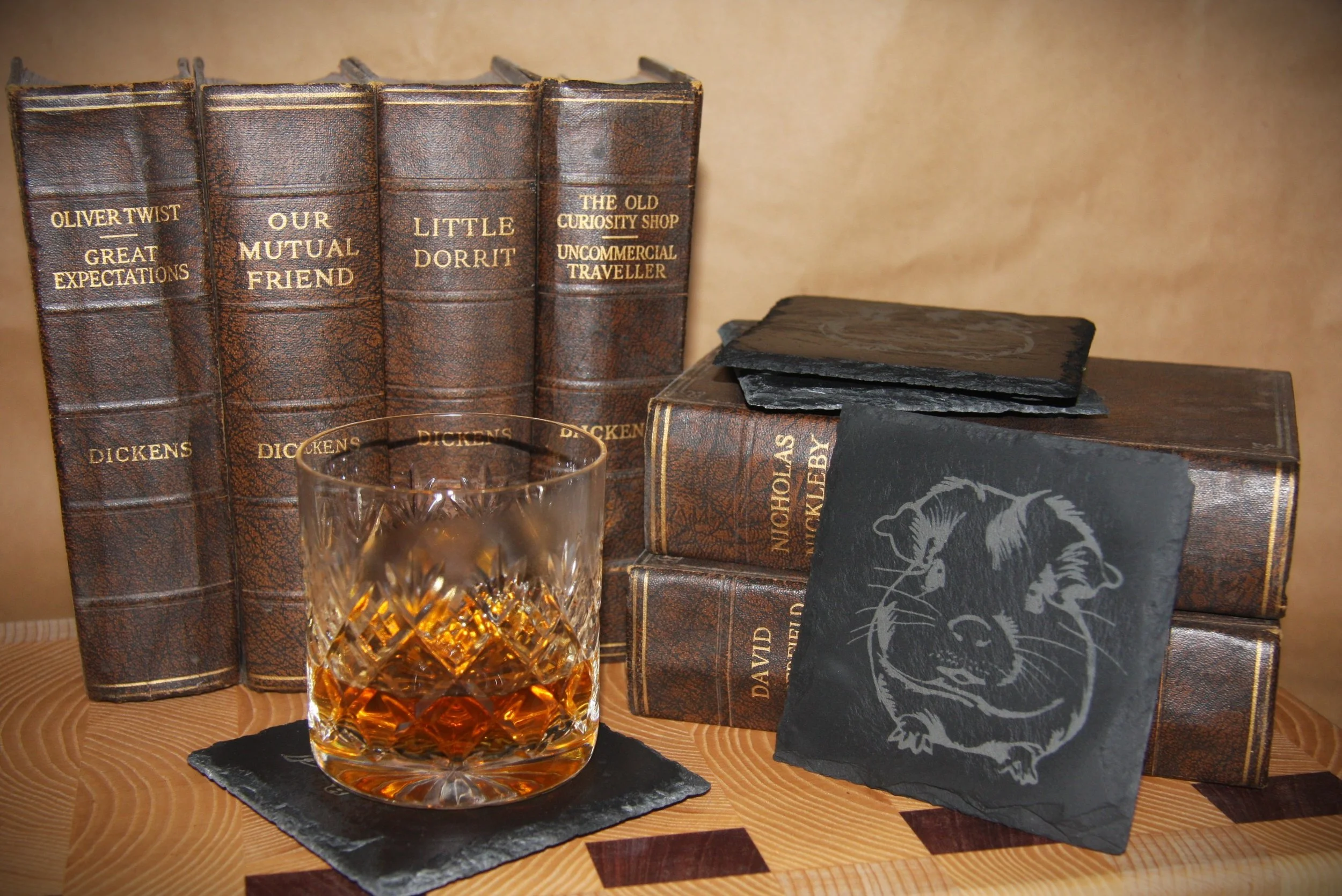 Guinea Pig Slate Coaster (set of 4)