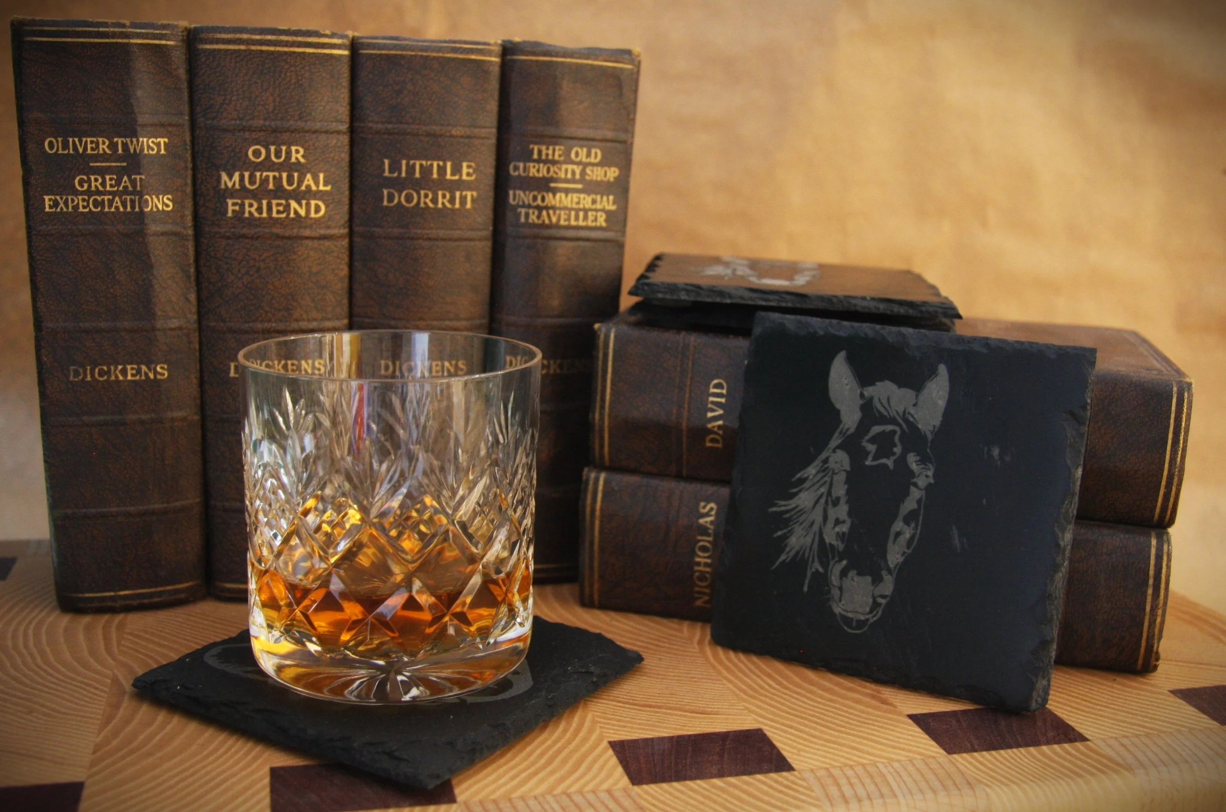 Horse Slate Coaster (set of 4) V2