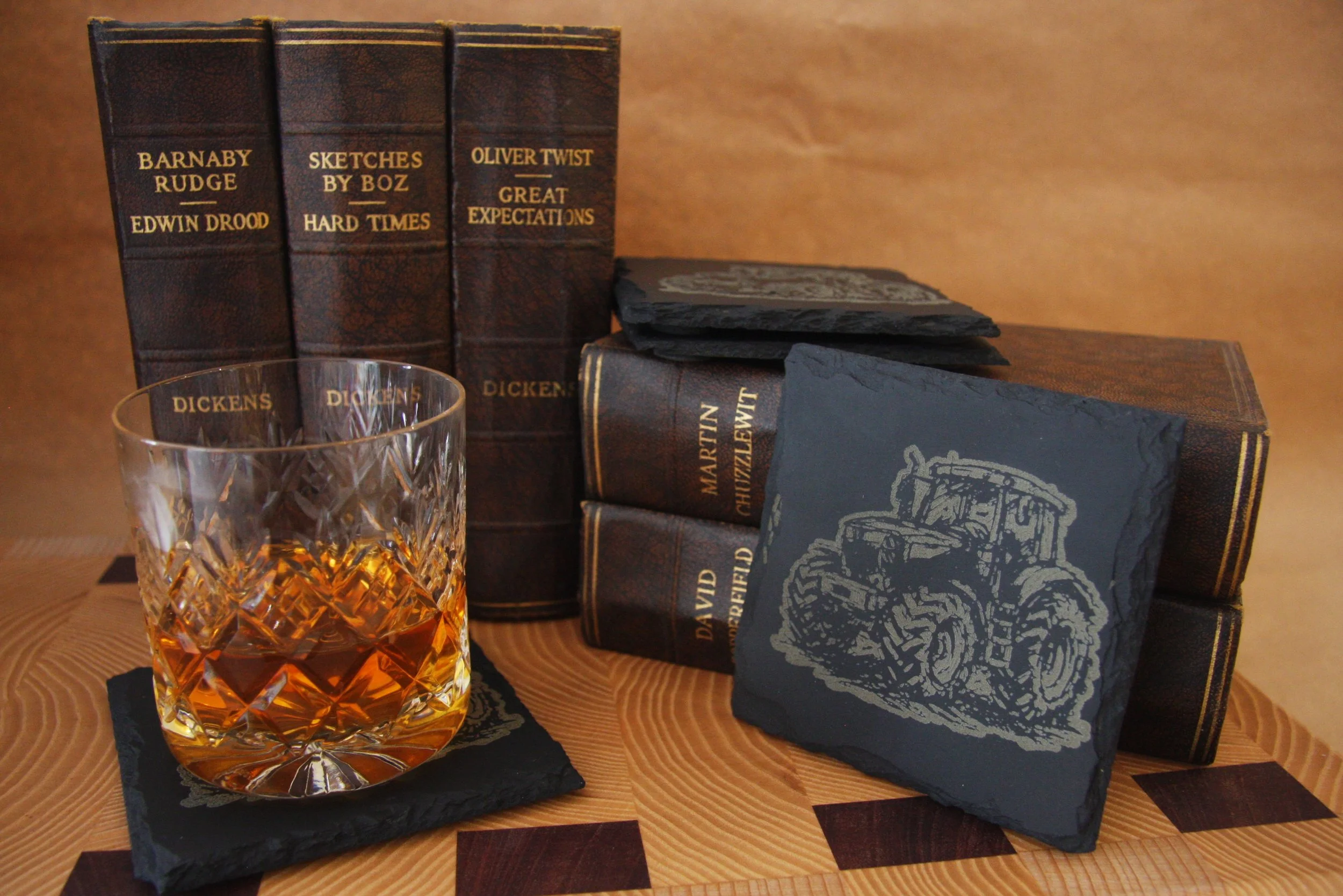 Tractor Slate Coaster (set of 4)