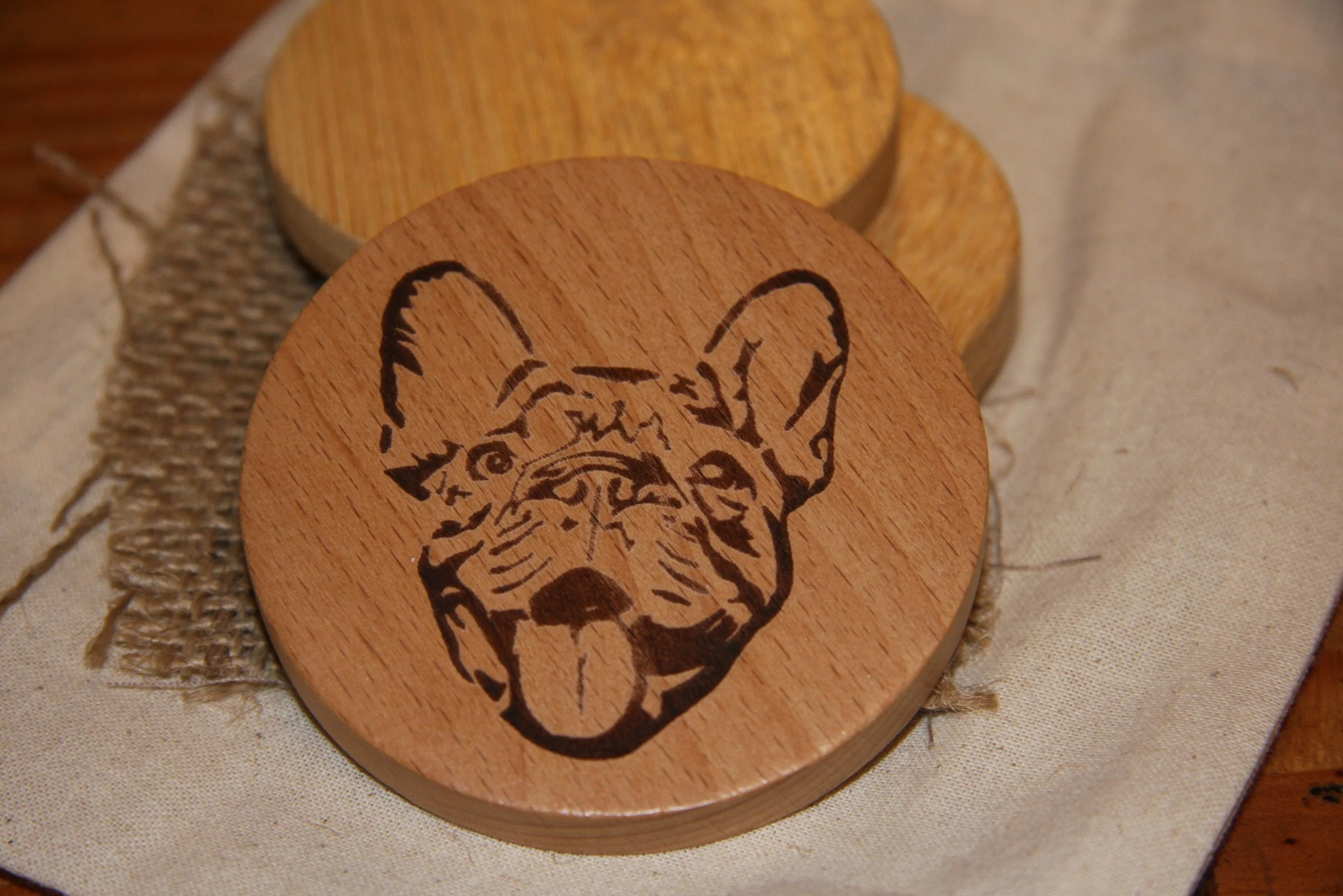 Frenchie Compact Mirror