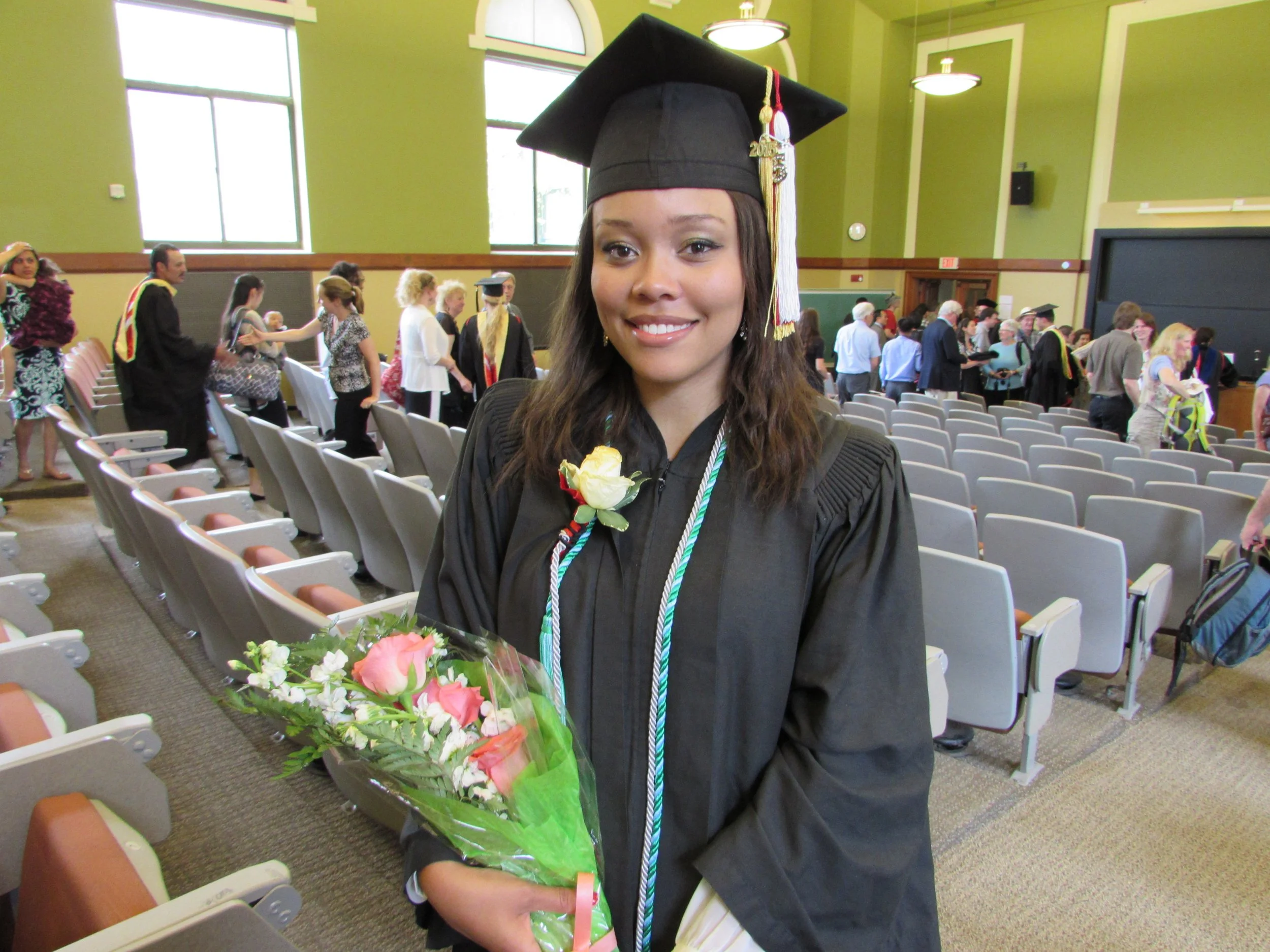 Princess Swan on graduation day at Cornell University, 2015, the foundation of a career that would lead to founding Guiding Star Prep.