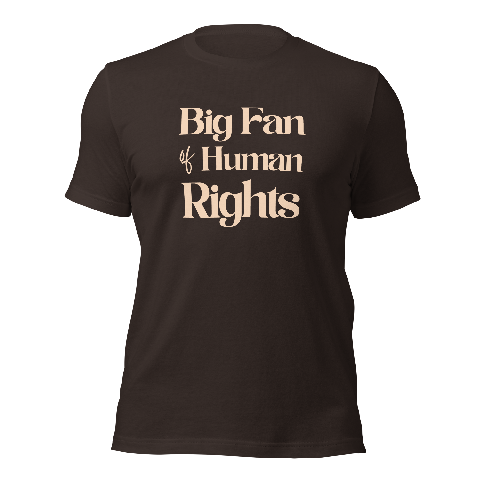 Big Fan of Human Rights Unisex t-shirt