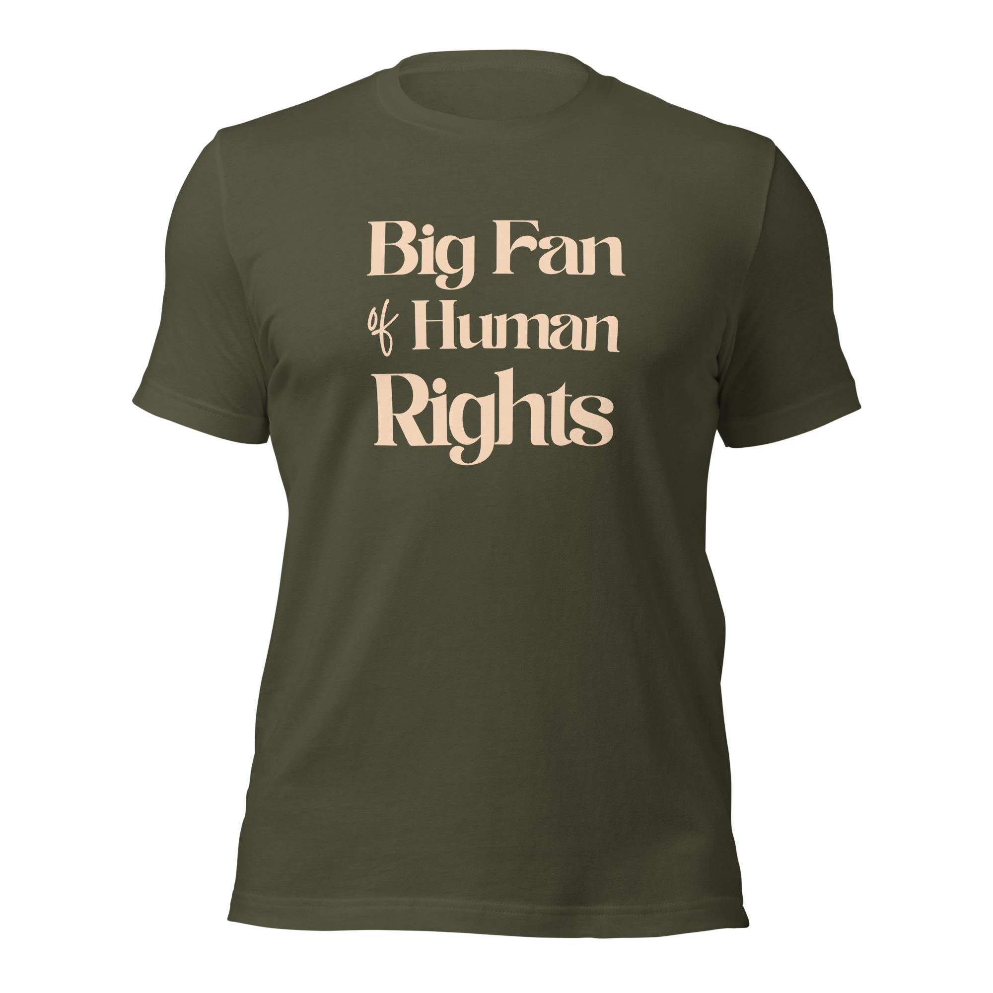Big Fan of Human Rights Unisex t-shirt