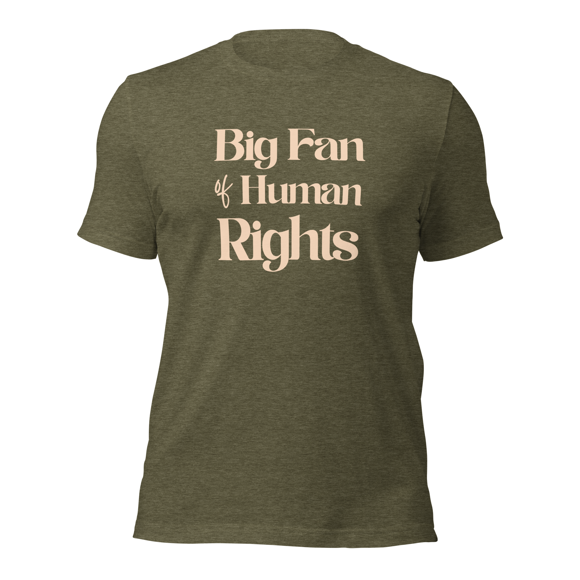 Big Fan of Human Rights Unisex t-shirt