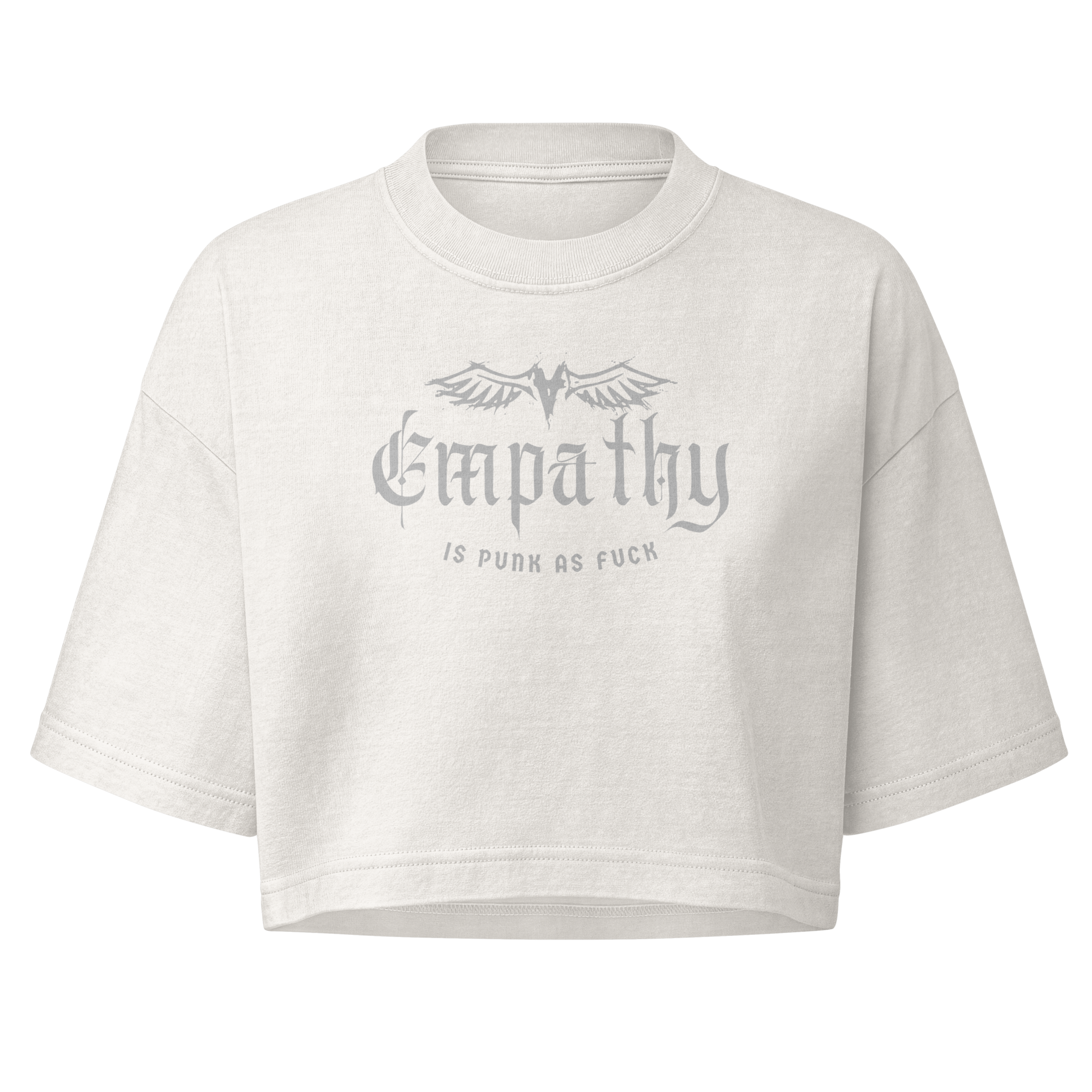 Empathy is Punk as Fuck Cropped Tee