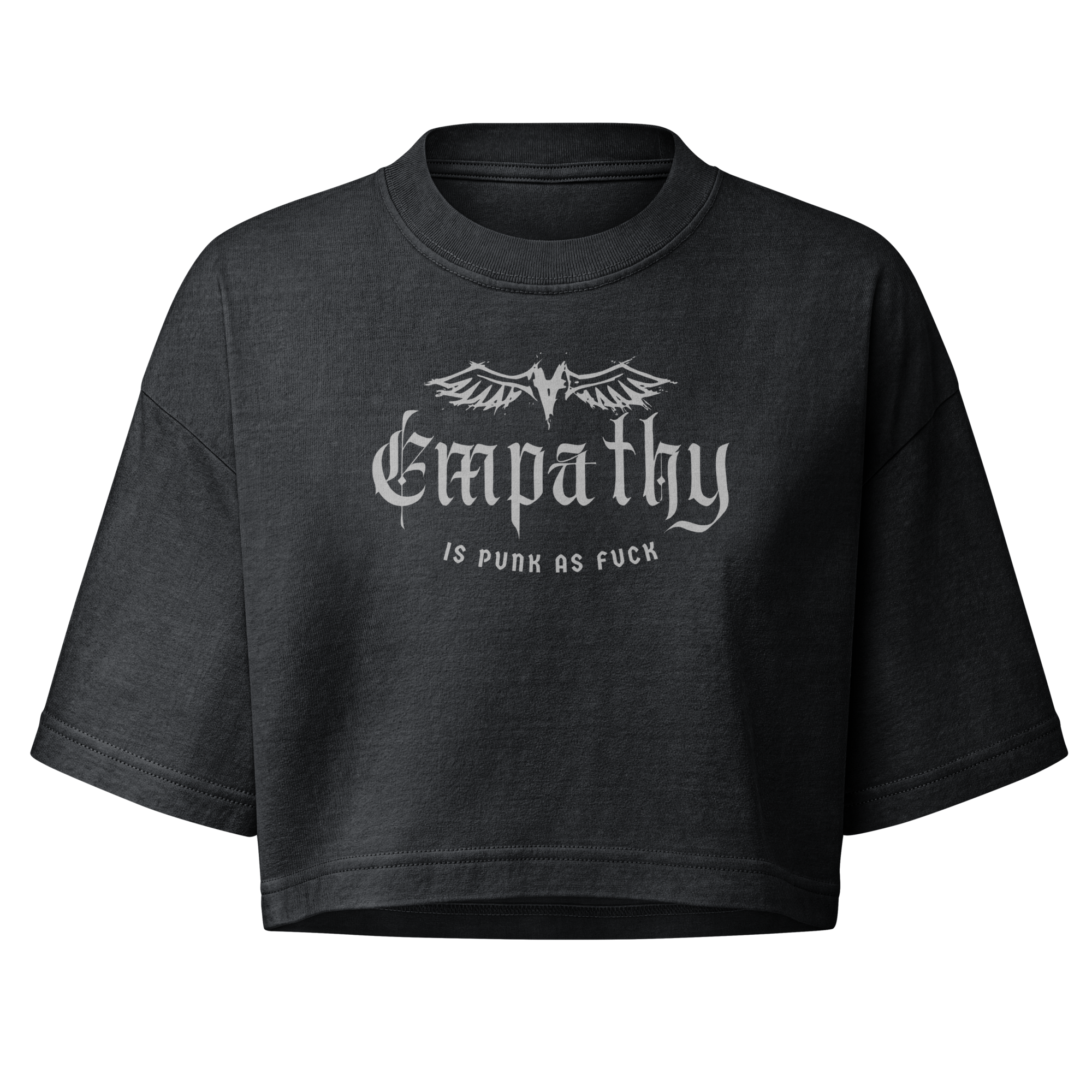 Empathy is Punk as Fuck Cropped Tee