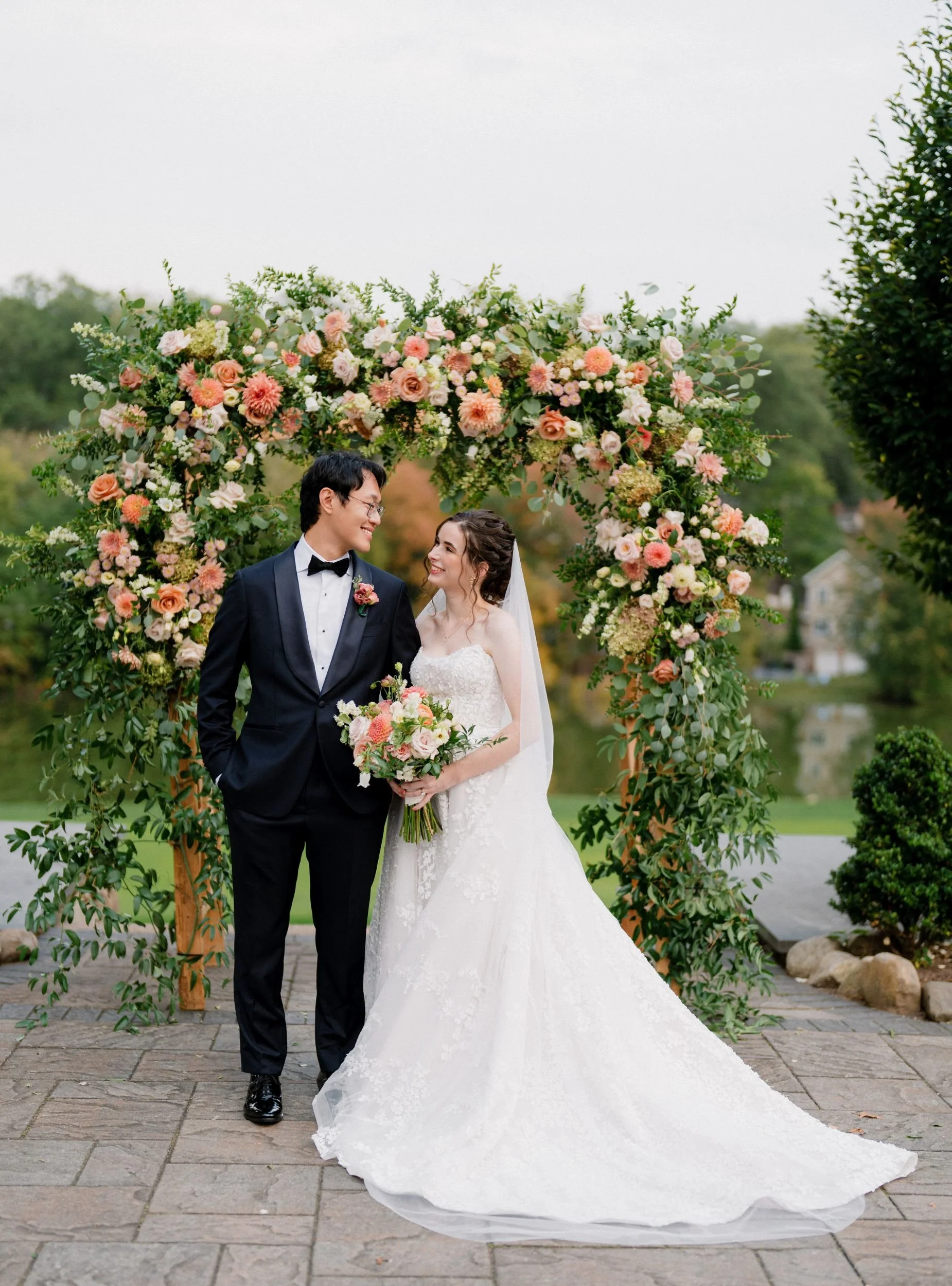 Photo: Jon Pivko   Ceremony, Groom & Groomsmen, Bouquet  