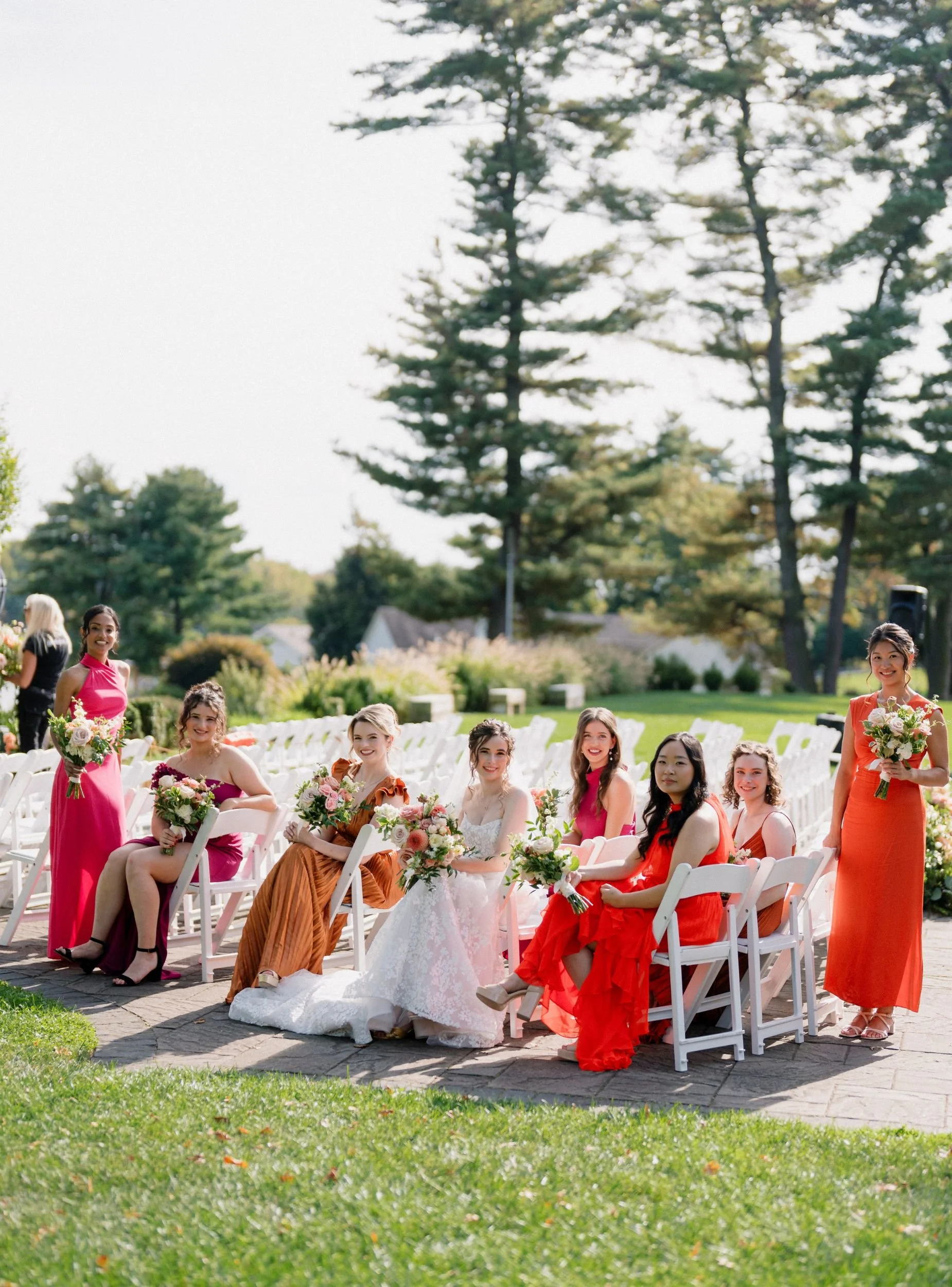 Photo: Jon Pivko   Bouquet, Bridesmaids  